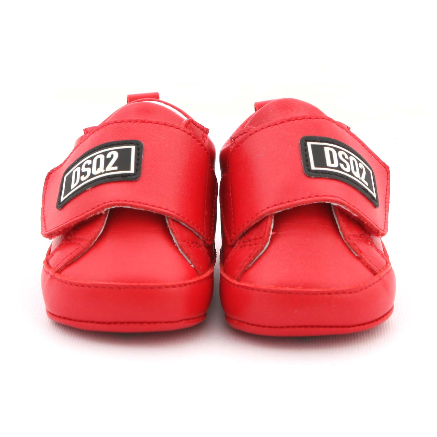 MINI SNEAKER IN PELLE ROSSA BEBÈ UNISEX - annameglio.com abbigliamento moda