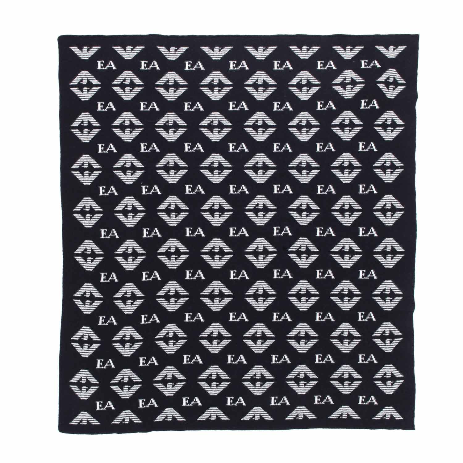 COPERTINA UNISEX BLU CON LOGHI PER BEBÈ - annameglio.com abbigliamento moda