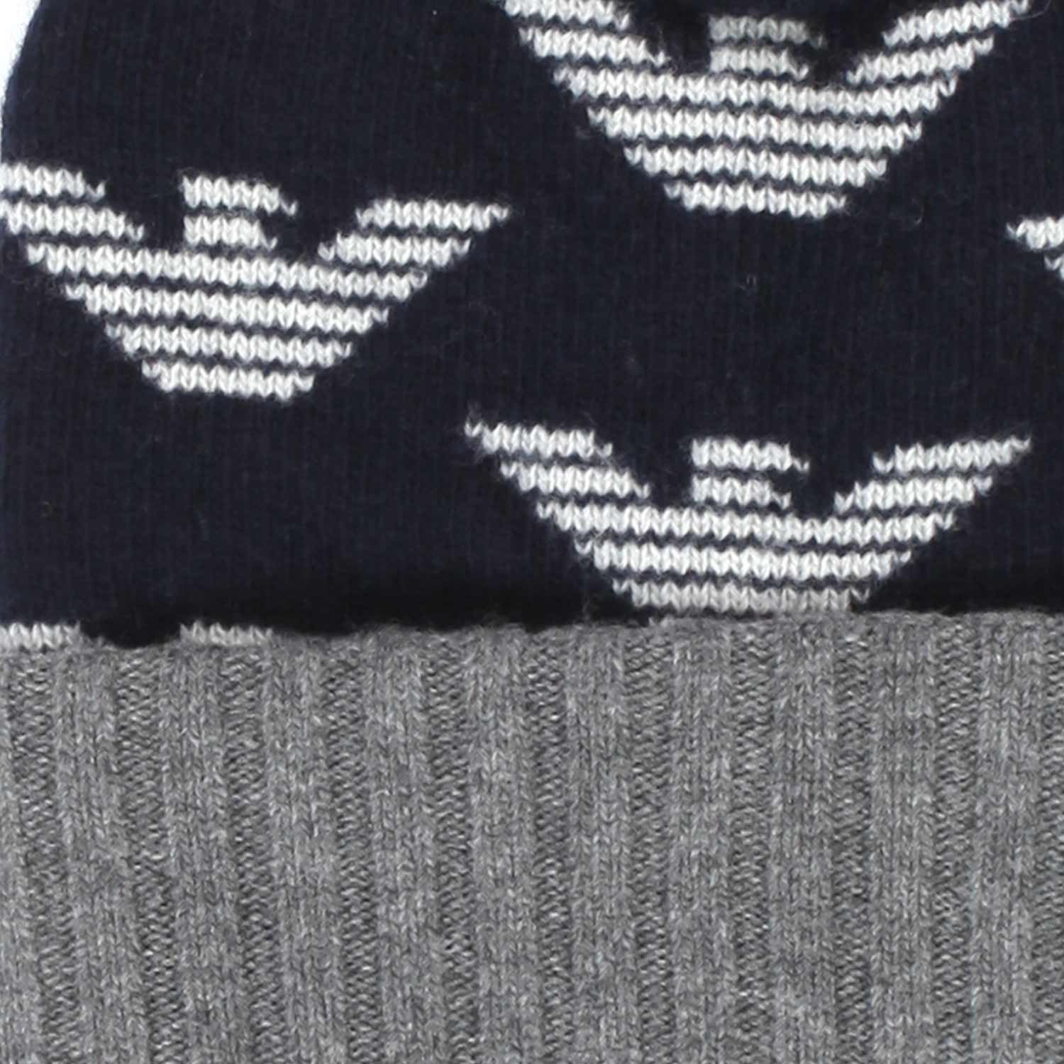 BERRETTO DI LANA BLU E GRIGIO BAMBINO E TEENAGER - annameglio.com abbigliamento moda