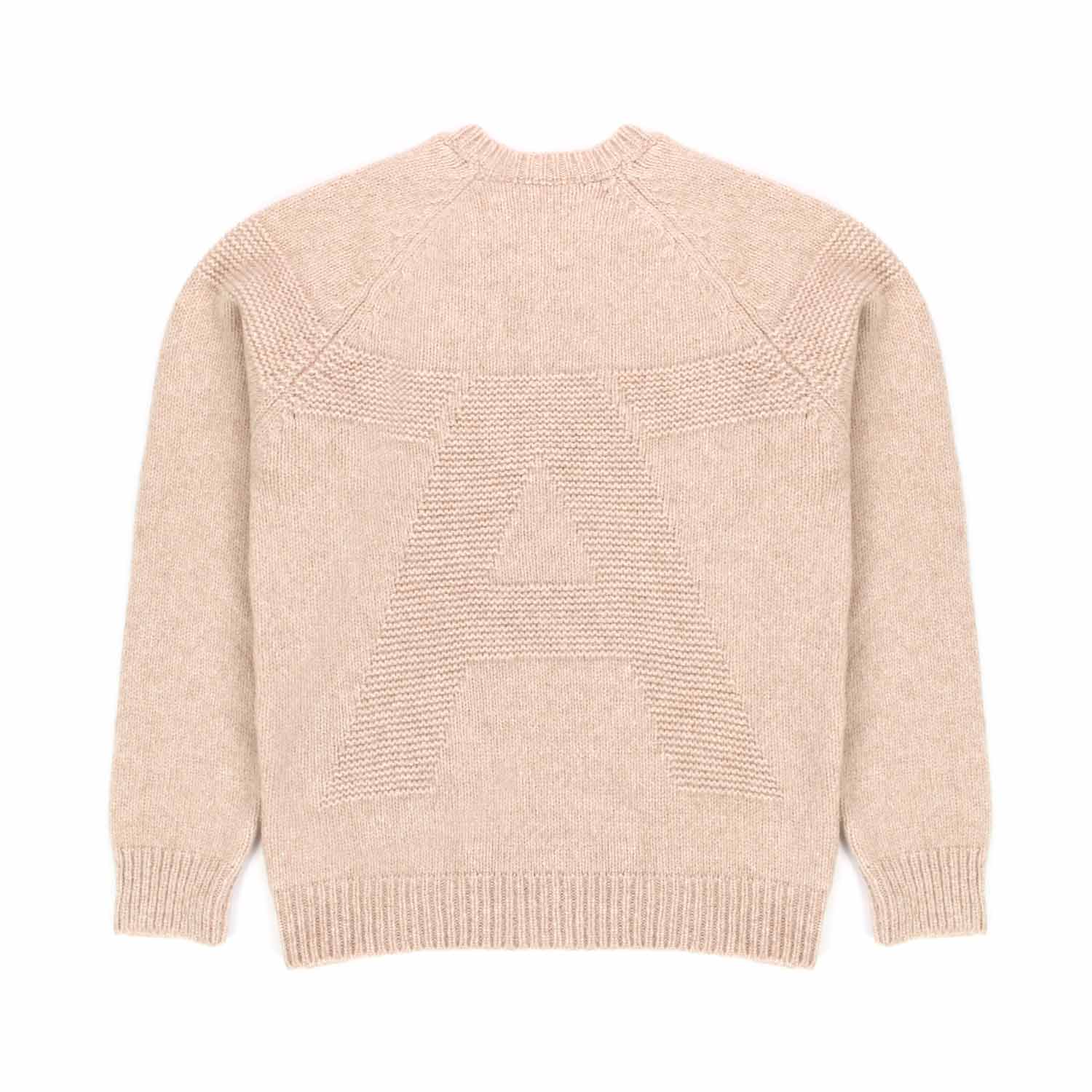 PULLOVER BEIGE NATURAL MELANGE BAMBINO E TEENAGER - annameglio.com abbigliamento moda
