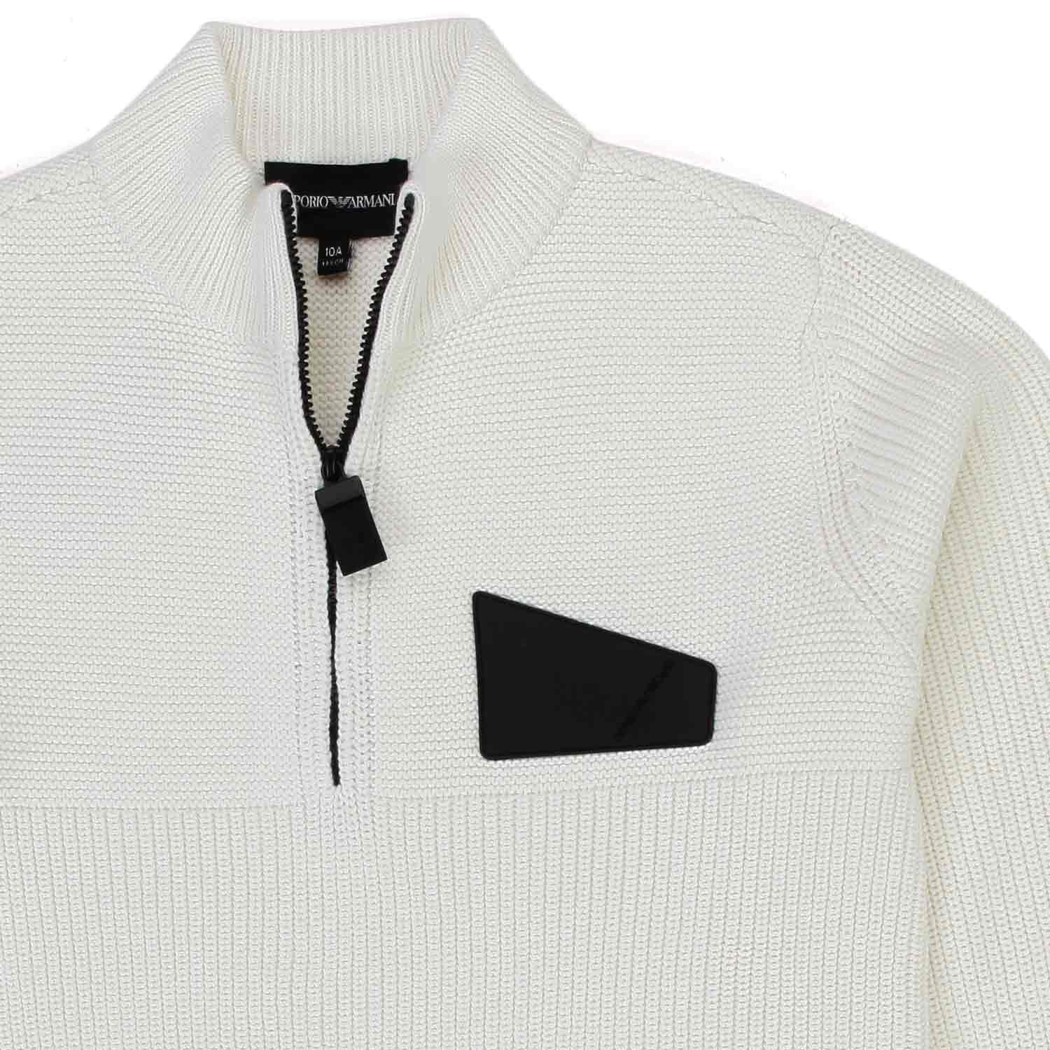 PULLOVER BIANCO BAMBINO BOY - annameglio.com abbigliamento moda