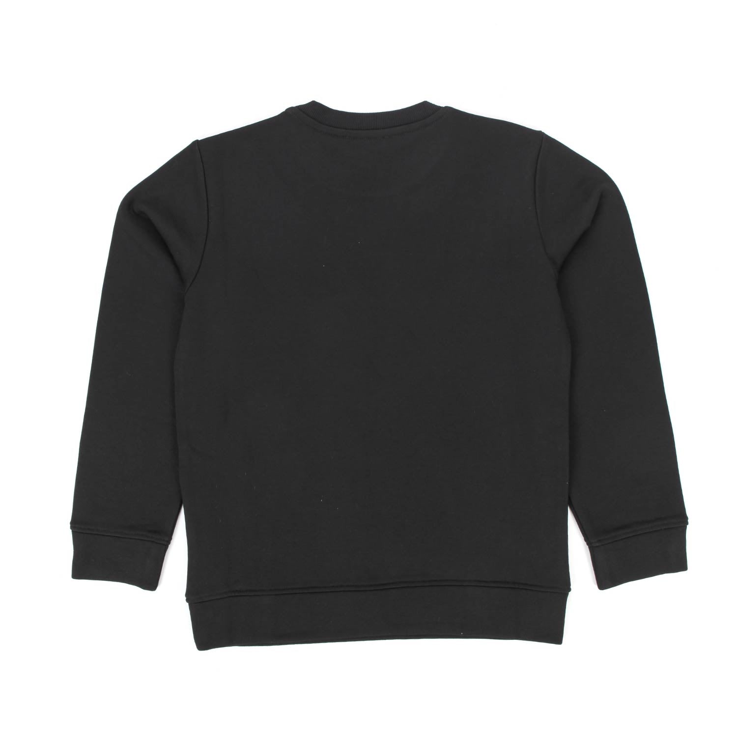 FELPA NERA LOGO BIANCO BAMBINO E TEENAGER - annameglio.com abbigliamento moda