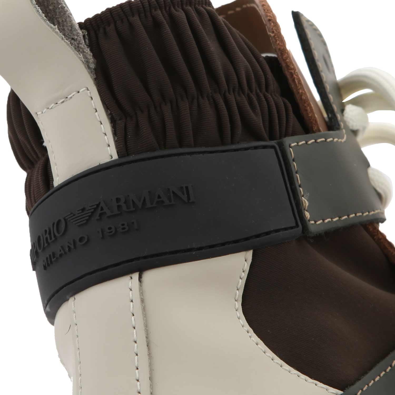 SNEAKER CHUNKY HIGH-TOP MARRONE-BEIGE TEENAGER - annameglio.com abbigliamento moda