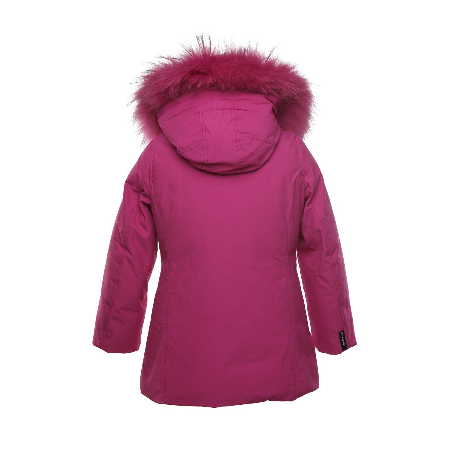 PARKA FUCSIA CON PELLICCIA BAMBINA E RAGAZZA - annameglio.com abbigliamento moda