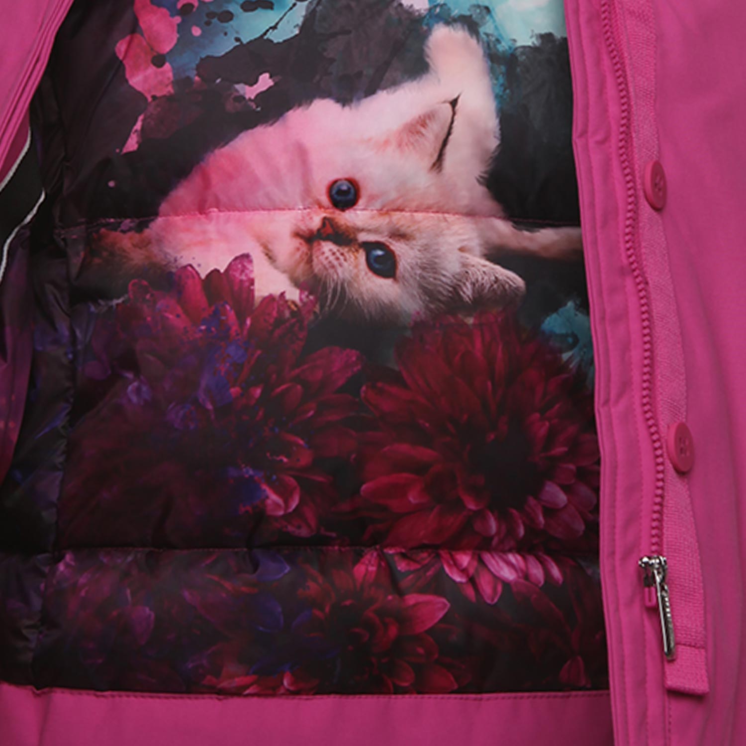 PARKA FUCSIA CON PELLICCIA BAMBINA E RAGAZZA - annameglio.com abbigliamento moda