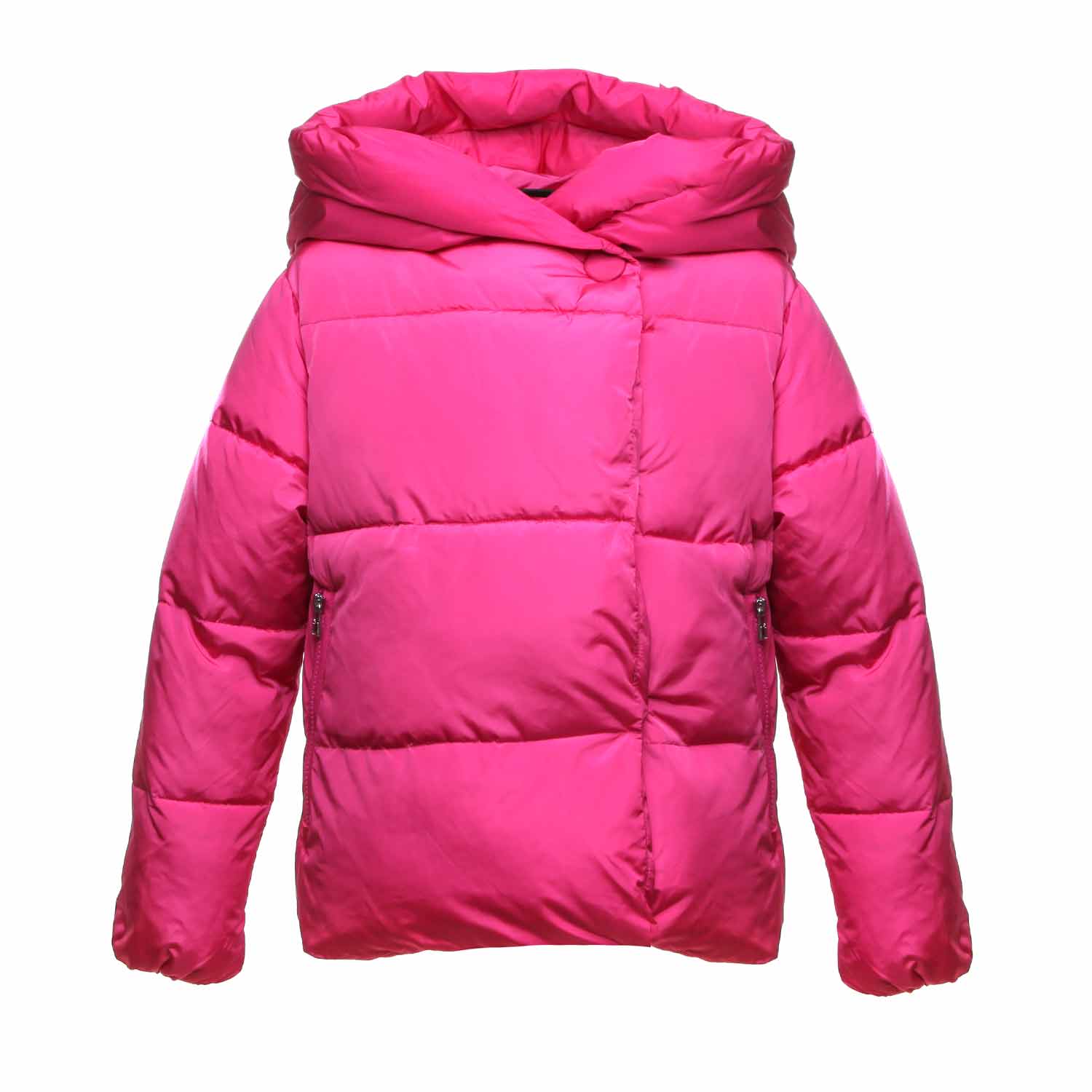GIUBBINO TRAPUNTATO MAGENTA FLUO BAMBINA E TEEN - annameglio.com abbigliamento moda