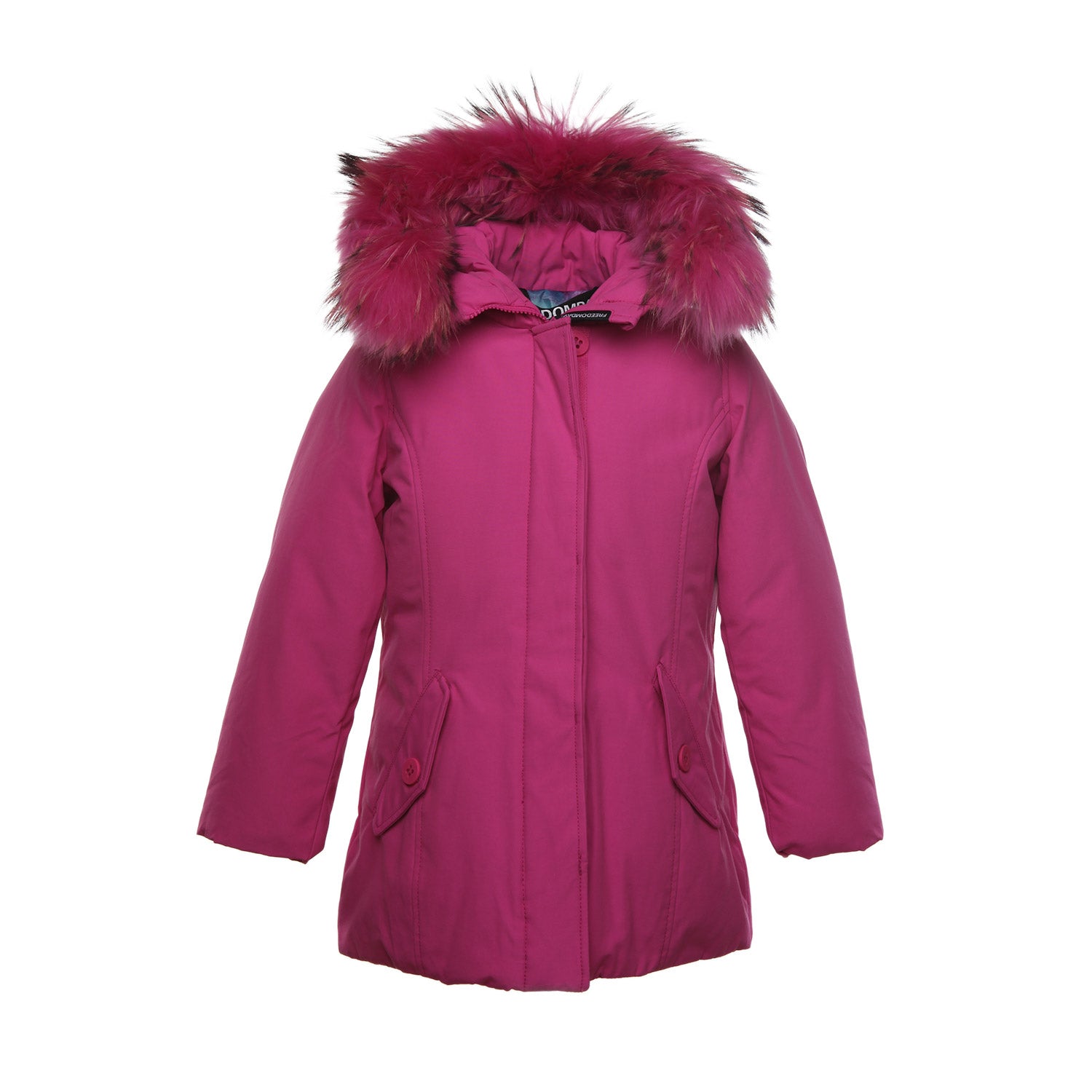 PARKA FUCSIA CON PELLICCIA BAMBINA E TEEN - annameglio.com abbigliamento moda