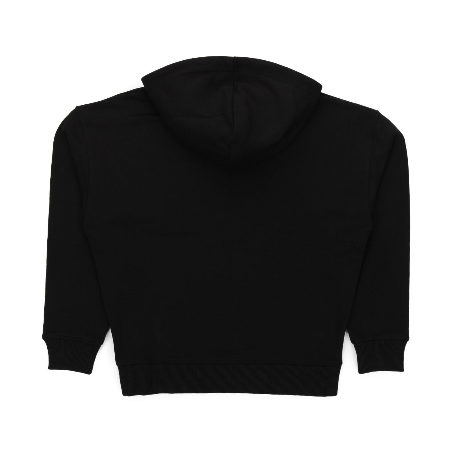 FELPA NERA CAPPUCCIO GIRL - annameglio.com abbigliamento moda