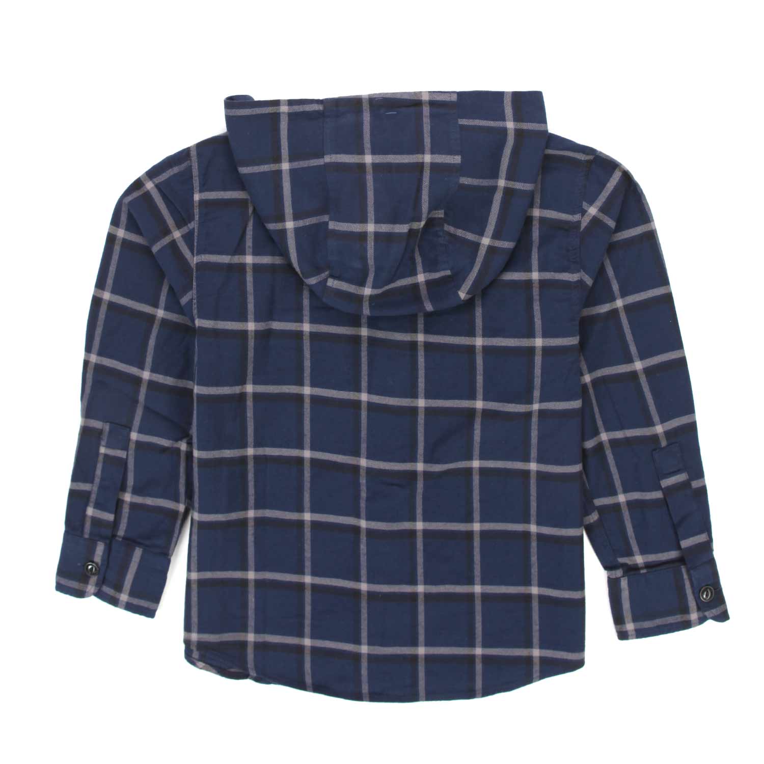 CAMICIA A QUADRI CON CAPPUCCIO BAMBINO E TEENAGER - annameglio.com abbigliamento moda