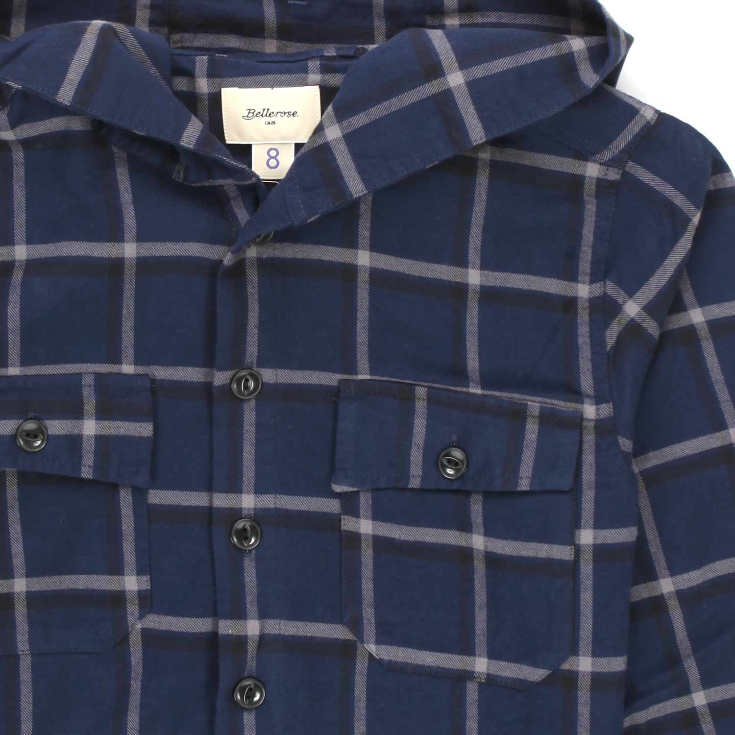 CAMICIA A QUADRI CON CAPPUCCIO BAMBINO E TEENAGER - annameglio.com abbigliamento moda