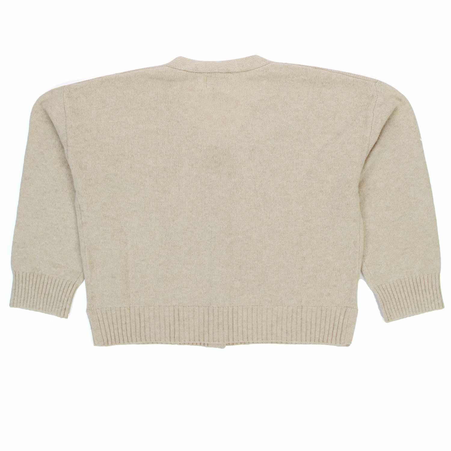 CARDIGAN DI LANA BEIGE BAMBINA E TEENAGER - annameglio.com abbigliamento moda