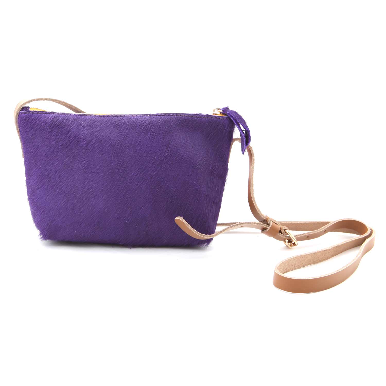 BORSA PELLE VIOLA BAMBINA E TEENAGER - annameglio.com abbigliamento moda
