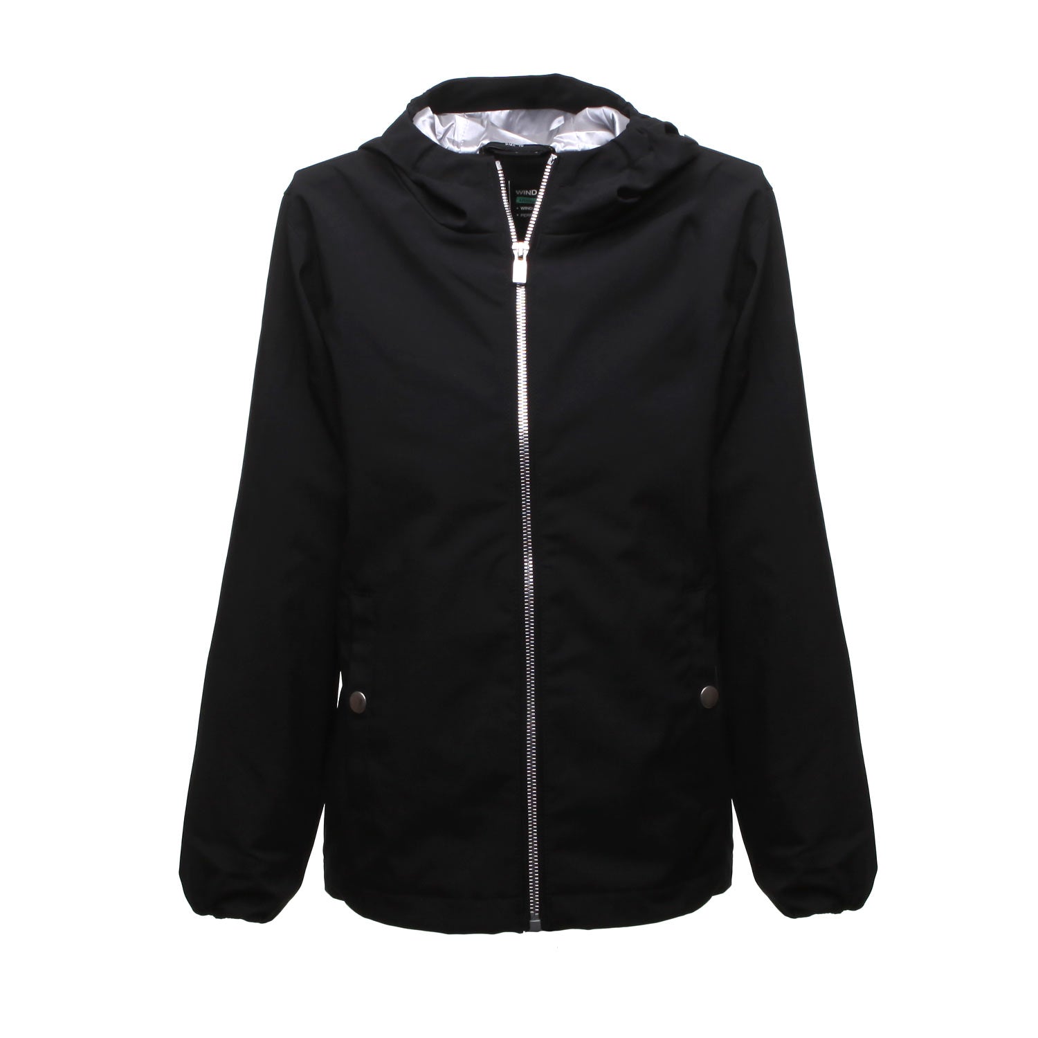 GIUBBINO NERO E SILVER BAMBINA E TEENAGER - annameglio.com abbigliamento moda