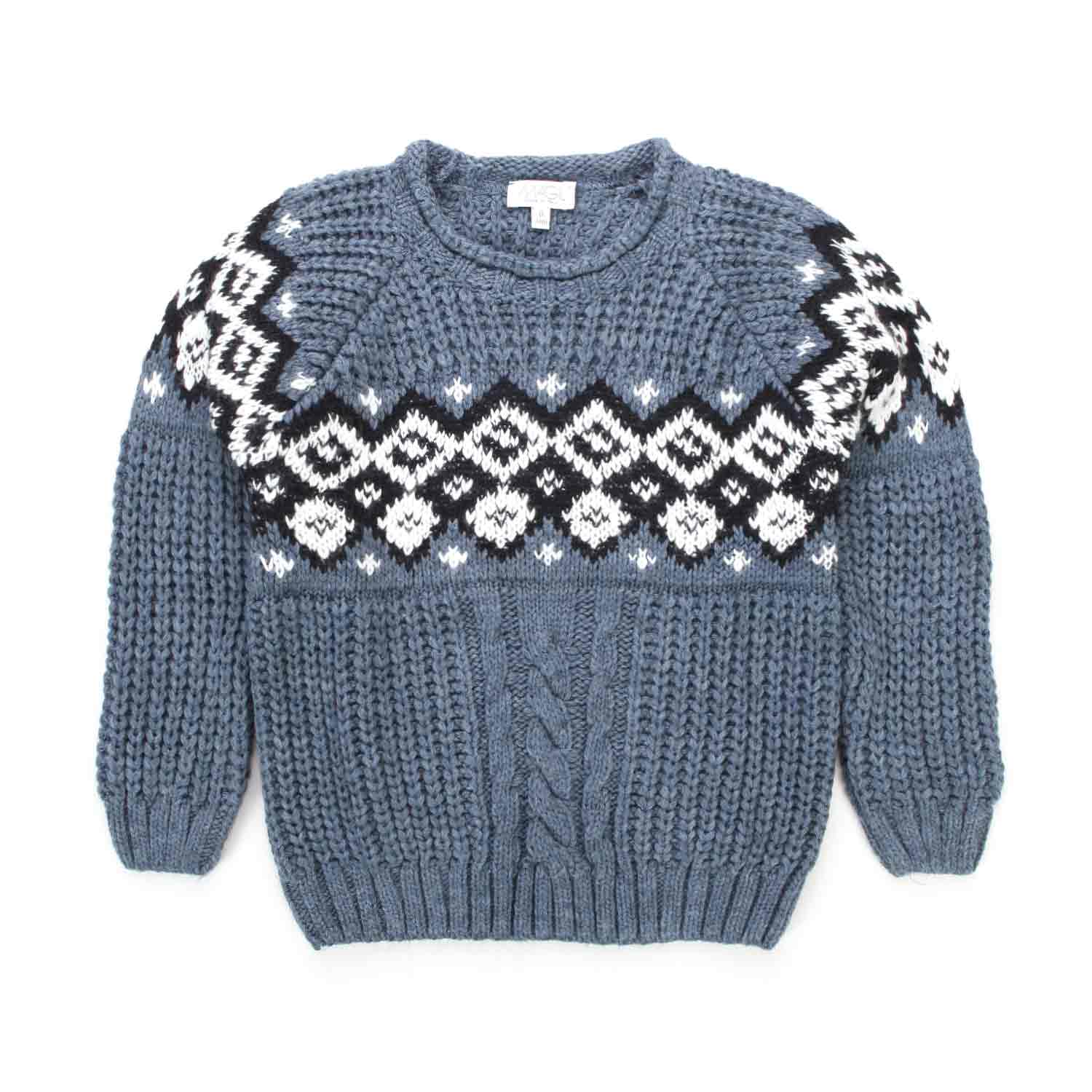 MAGLIONE BLU POLVERE BAMBINA E TEEN - annameglio.com abbigliamento moda