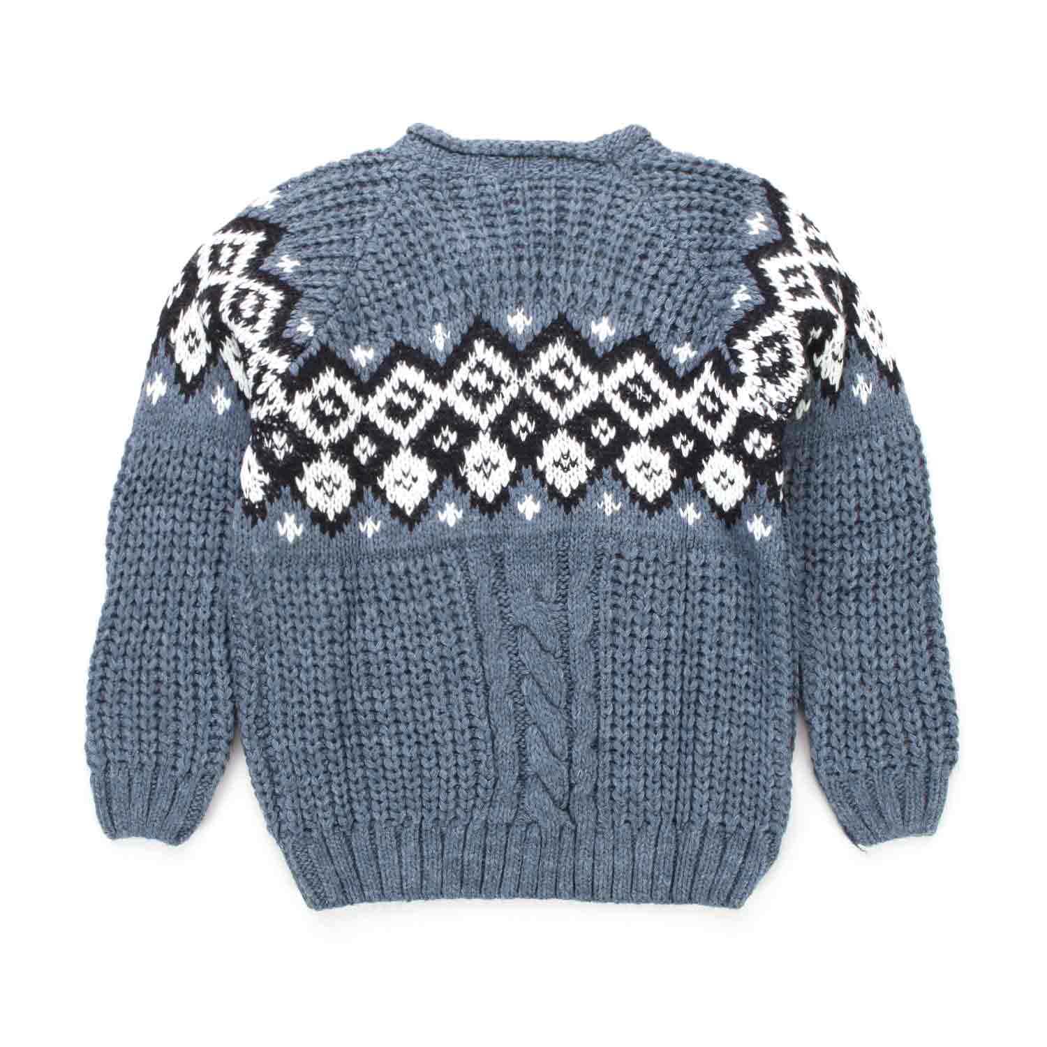 MAGLIONE BLU POLVERE BAMBINA E TEEN - annameglio.com abbigliamento moda