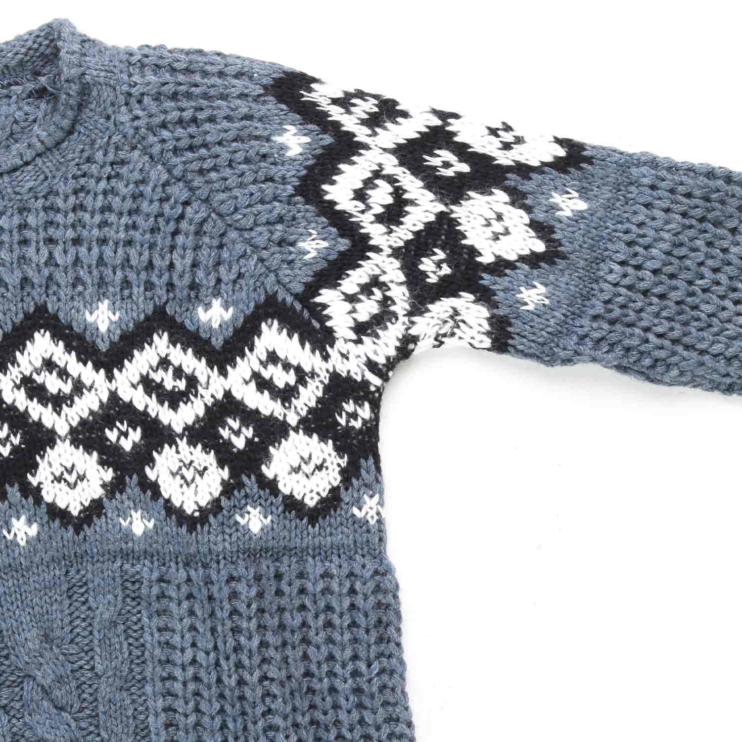 MAGLIONE BLU POLVERE BAMBINA E TEEN - annameglio.com abbigliamento moda