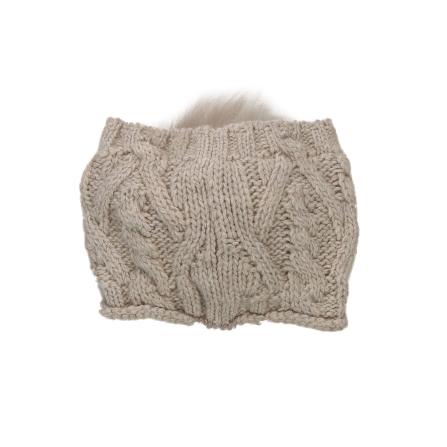 FASCIA BIANCO PANNA CON PON PON BAMBINA E TEEN - annameglio.com abbigliamento moda