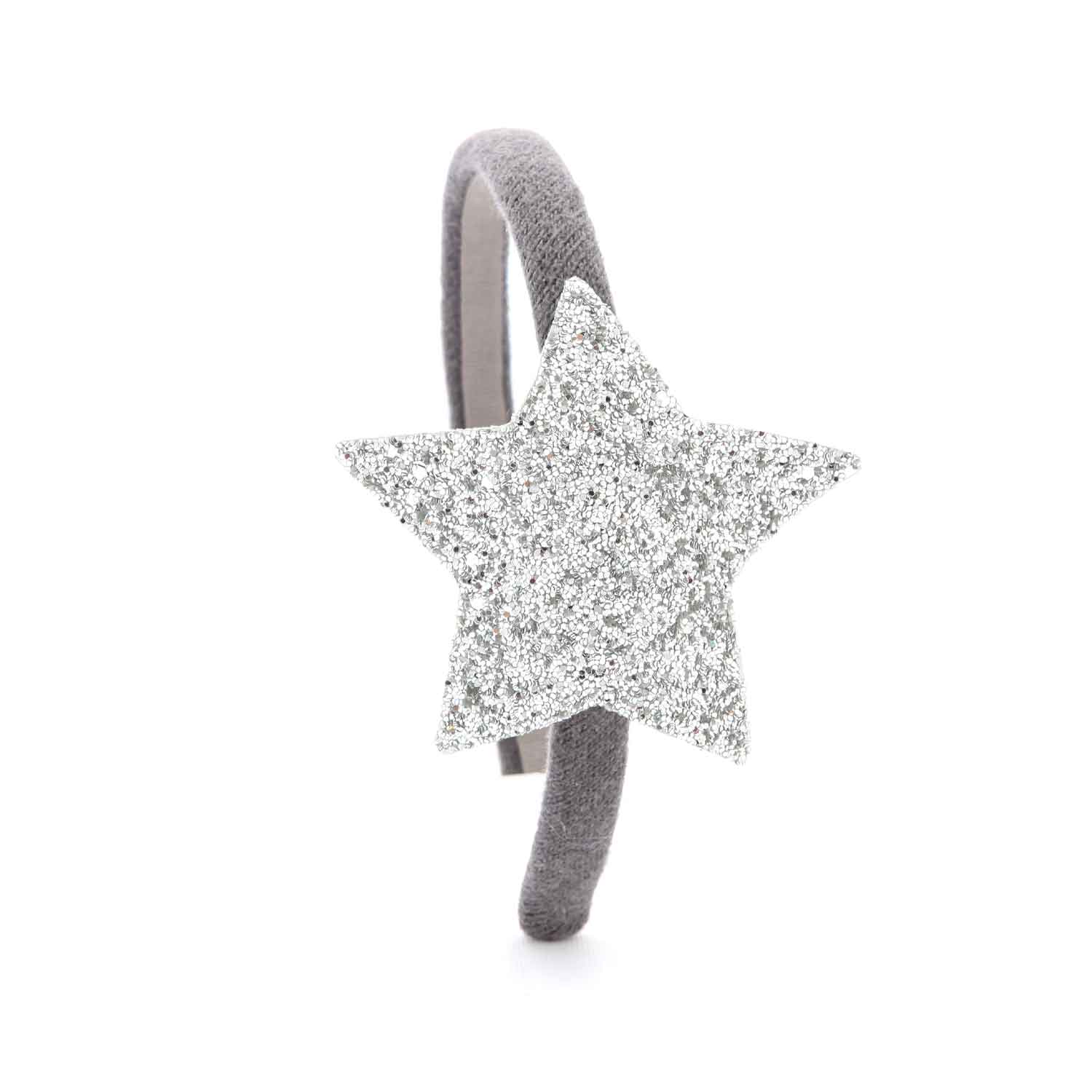 CERCHIETTO GRIGIO CON STELLA BAMBINA E TEEN - annameglio.com abbigliamento moda