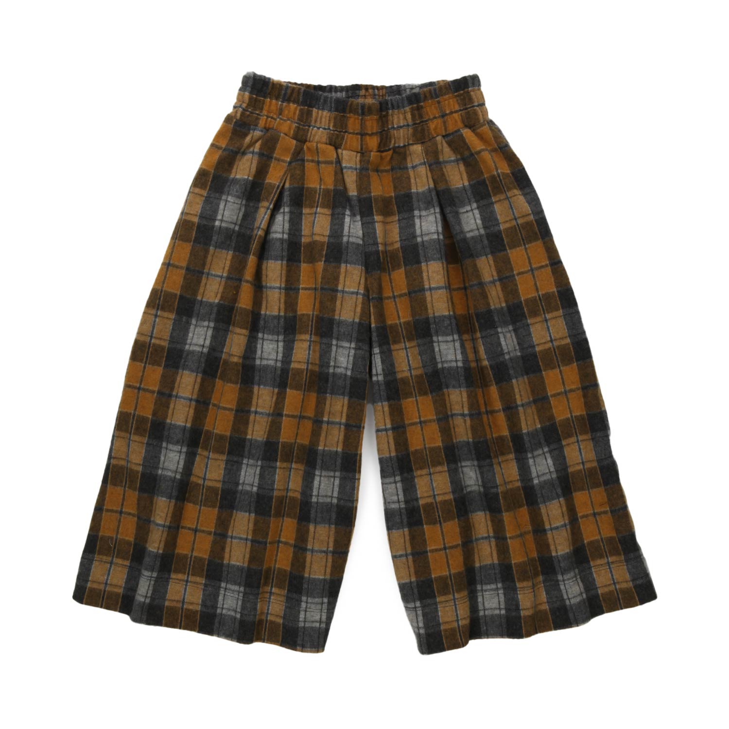 PANTALONE GRIGIO E SENAPE CHECK BAMBINA E TEEN - annameglio.com abbigliamento moda