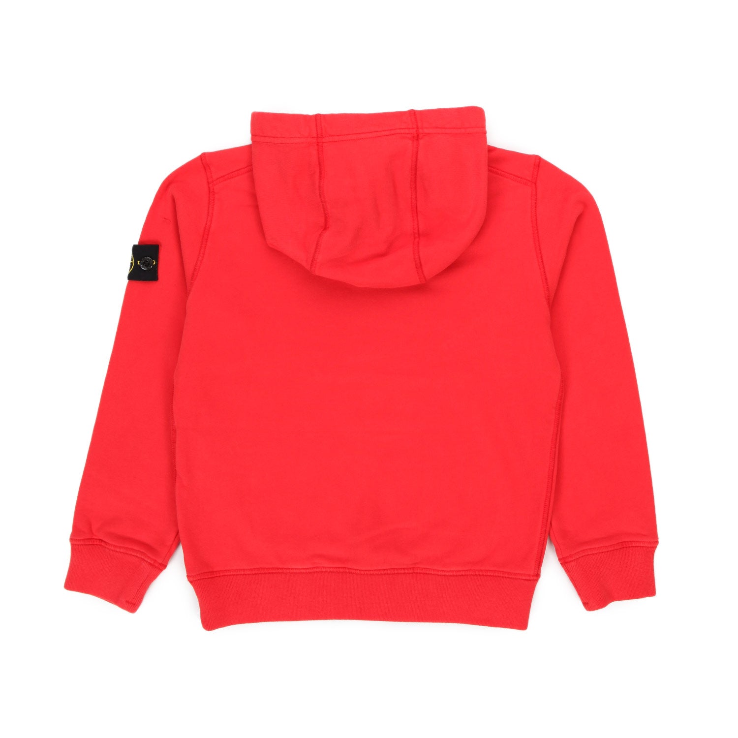 FELPA ROSSA CON CAPPUCCIO E LOGO BAMBINO E TEEN - annameglio.com abbigliamento moda