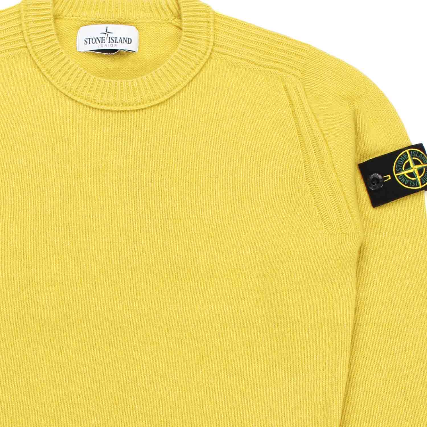 PULLOVER DI LANA GIALLO CITRINE BAMBINO E TEENAGER - annameglio.com abbigliamento moda