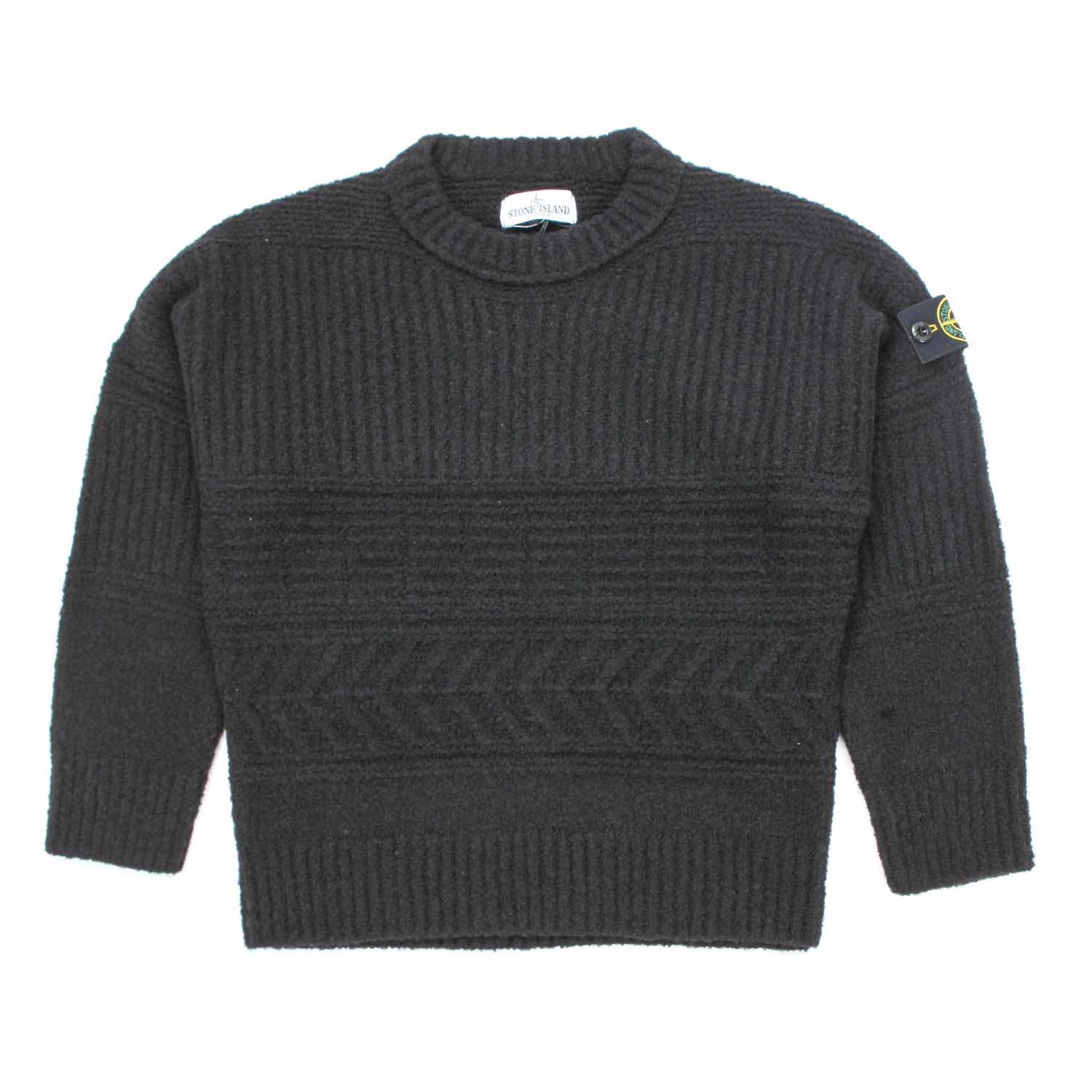 PULLOVER NERO A COSTE BAMBINO E TEENAGER - annameglio.com abbigliamento moda