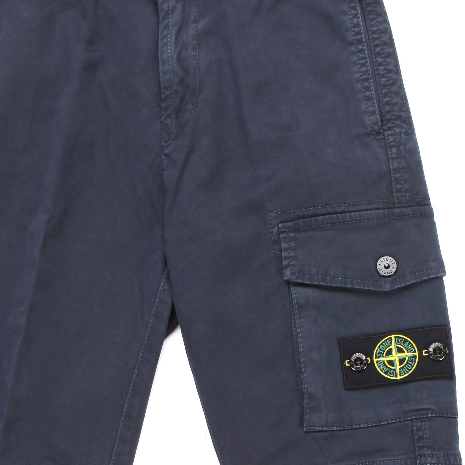 PANTALONE CARGO BLU CON PATCH LOGO BAMBINO E TEEN - annameglio.com abbigliamento moda