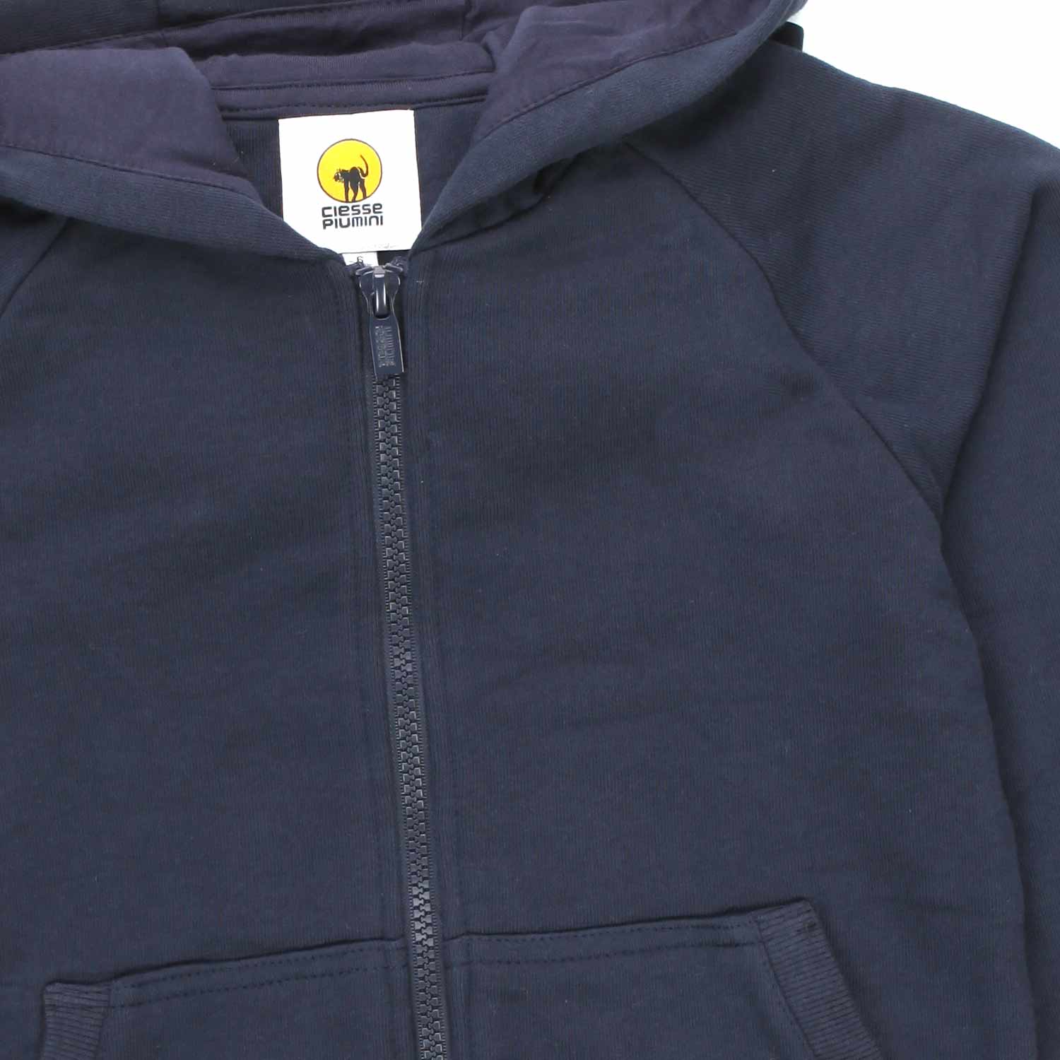 FELPA BLU BOY CON CAPPUCCIO - annameglio.com abbigliamento moda