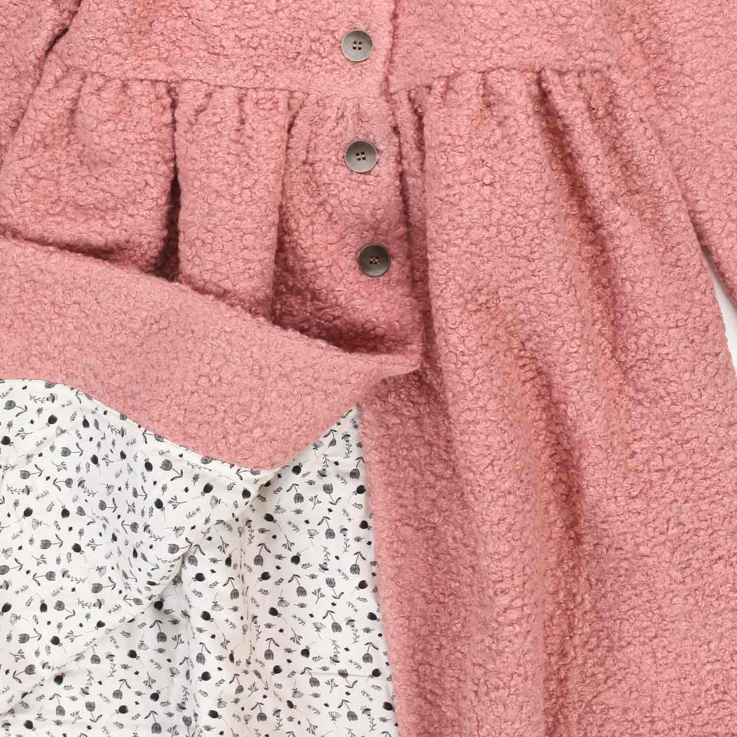 CAPPOTTO GIORGIA ROSA CARNE BAMBINA E TEENAGER - annameglio.com abbigliamento moda