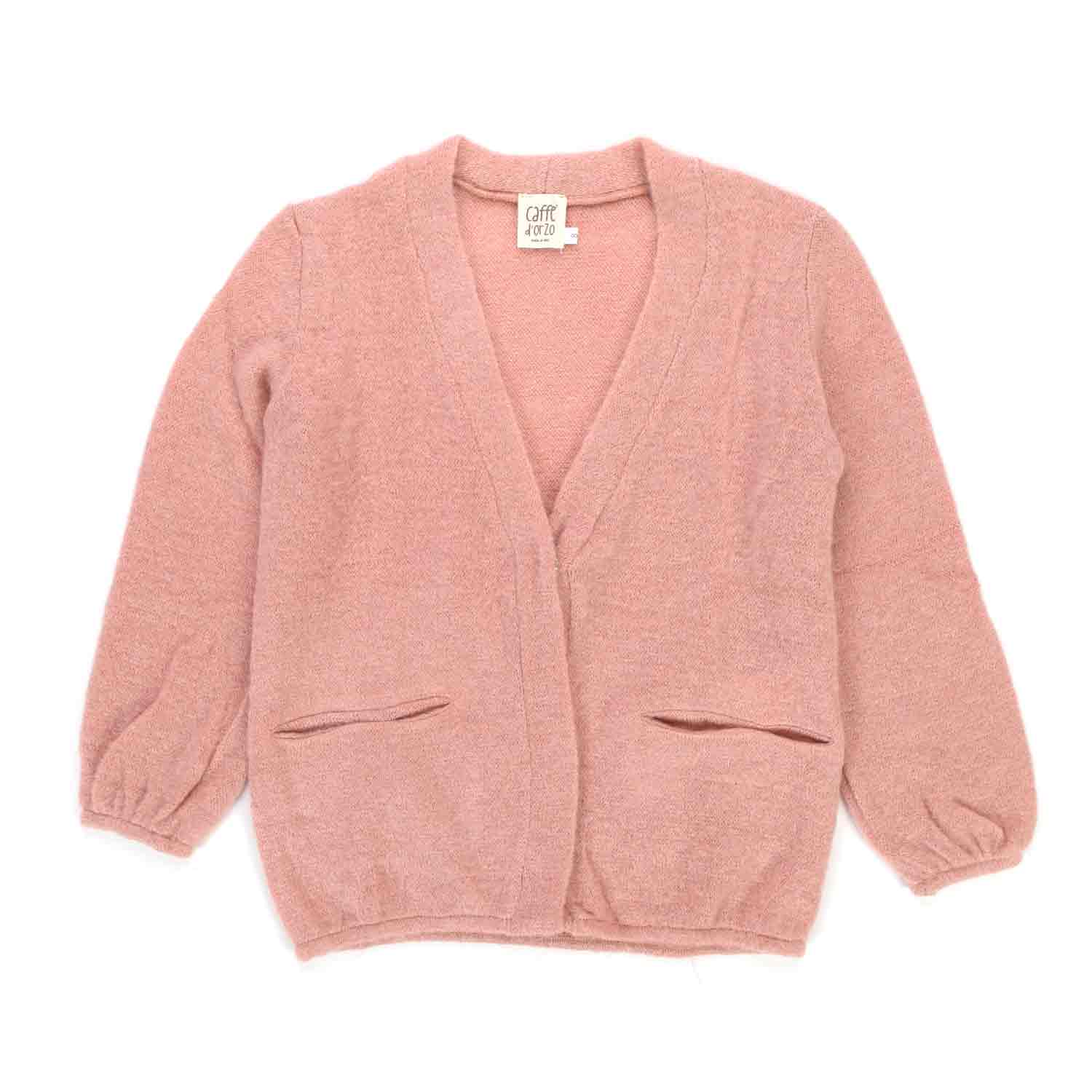 CARDIGAN BRUNA ROSA BAMBINA E TEENAGER - annameglio.com abbigliamento moda