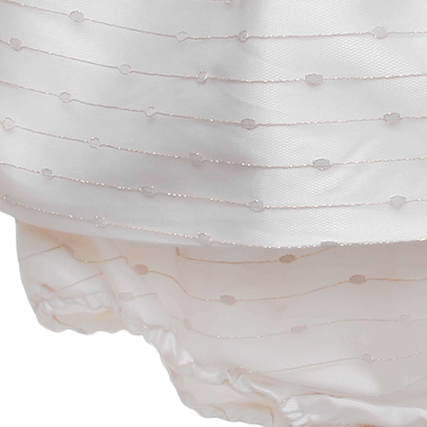 MINI ABITO SETA BIANCO BAMBINA E NEONATA - annameglio.com abbigliamento moda