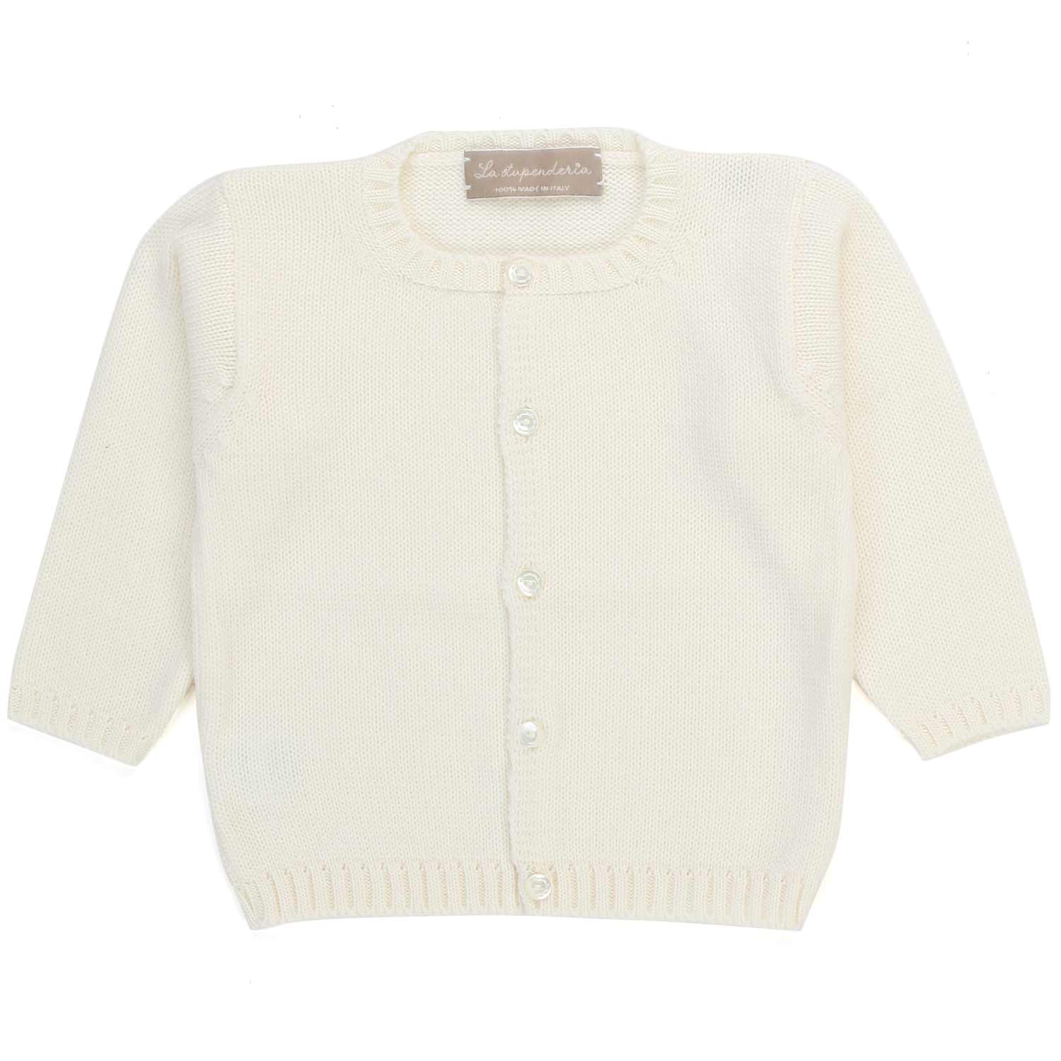 CARDIGAN PANNA PER NEONATO - annameglio.com abbigliamento moda