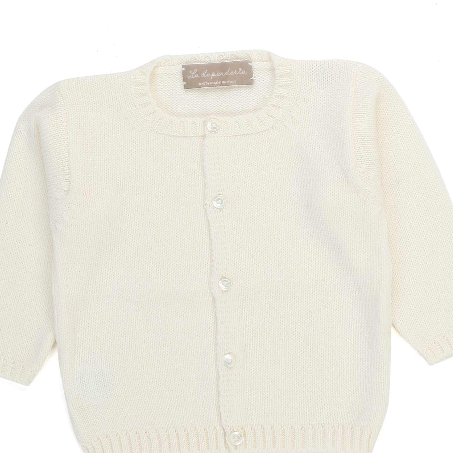 CARDIGAN PANNA PER NEONATO - annameglio.com abbigliamento moda