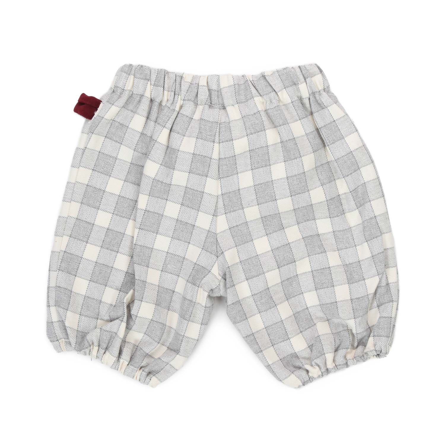 BERMUDA BIANCO E GRIGIO A QUADRI NEONATA - annameglio.com abbigliamento moda