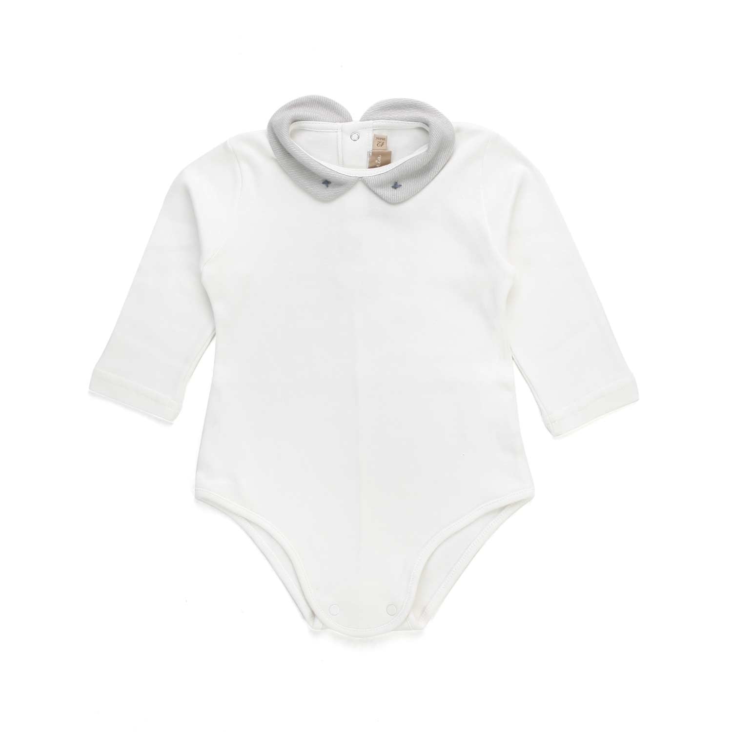 BODY BIANCO E GRIGIO NEONATO - annameglio.com abbigliamento moda