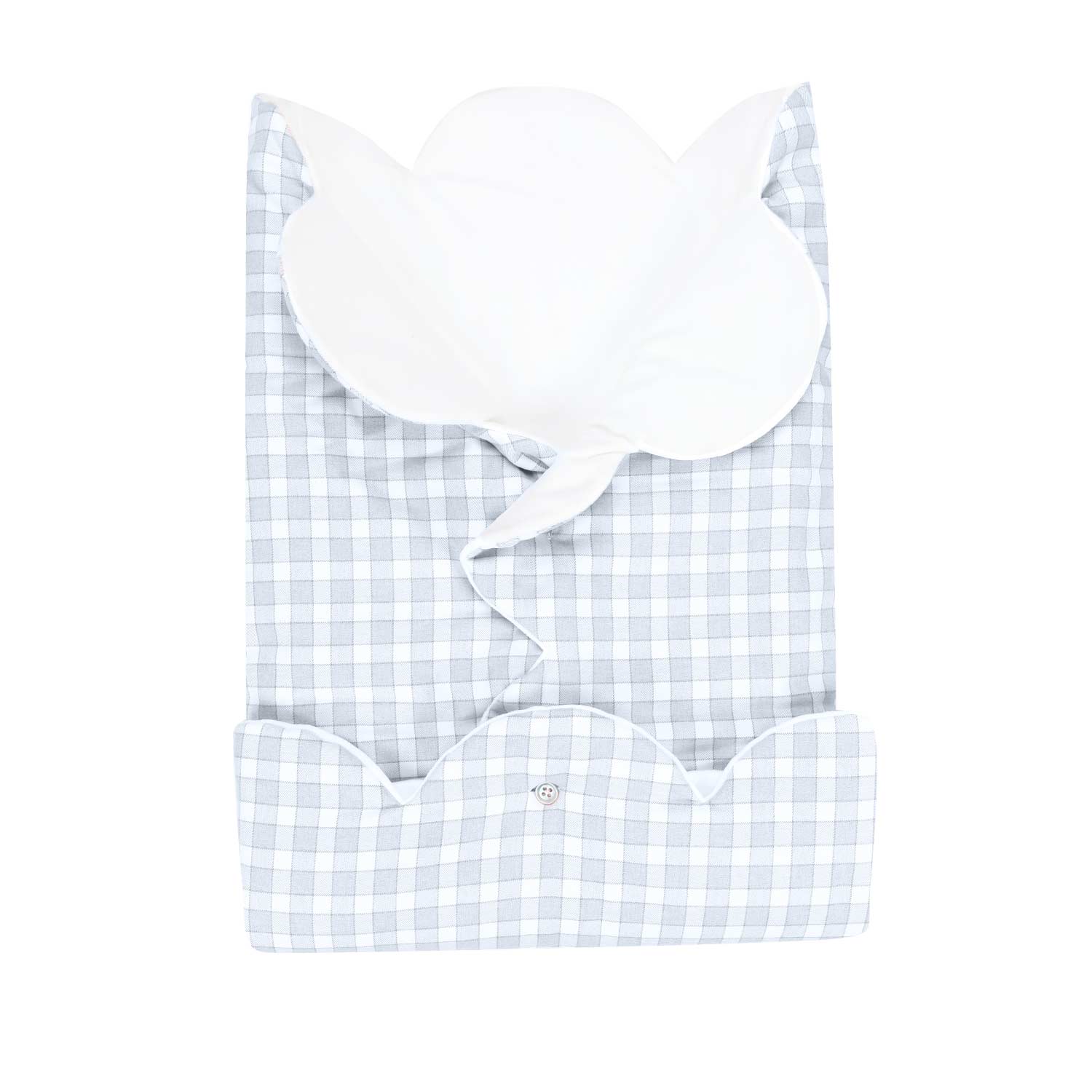 COPERTINA CELESTE A SACCO PER NEONATO - annameglio.com abbigliamento moda