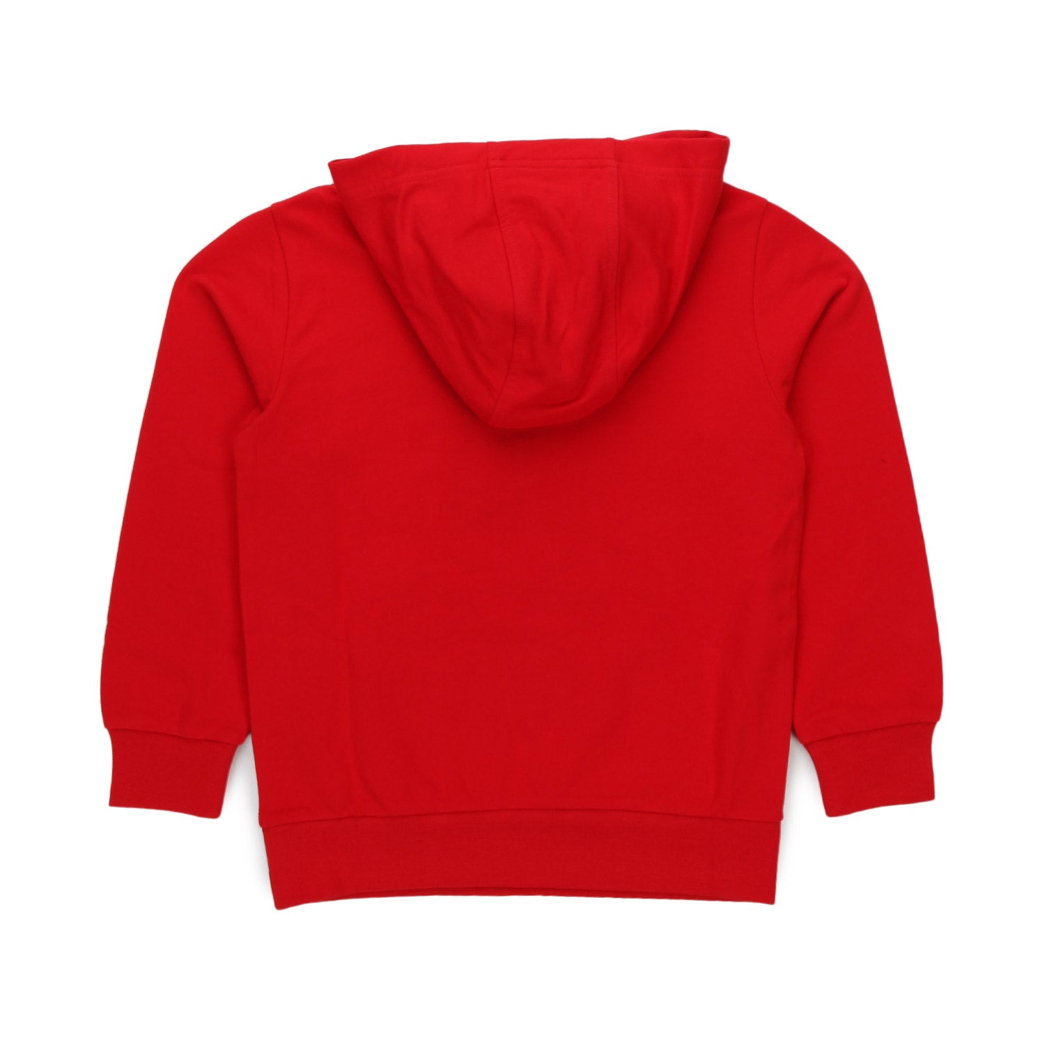 FELPA EA7 ROSSA CON CAPPUCCIO BAMBINO E TEENAGER - annameglio.com abbigliamento moda