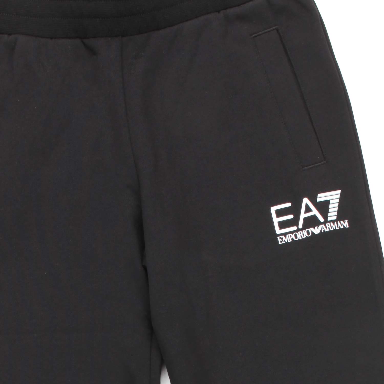 PANTALONE TUTA EA7 NERO BAMBINO E TEENAGER - annameglio.com abbigliamento moda