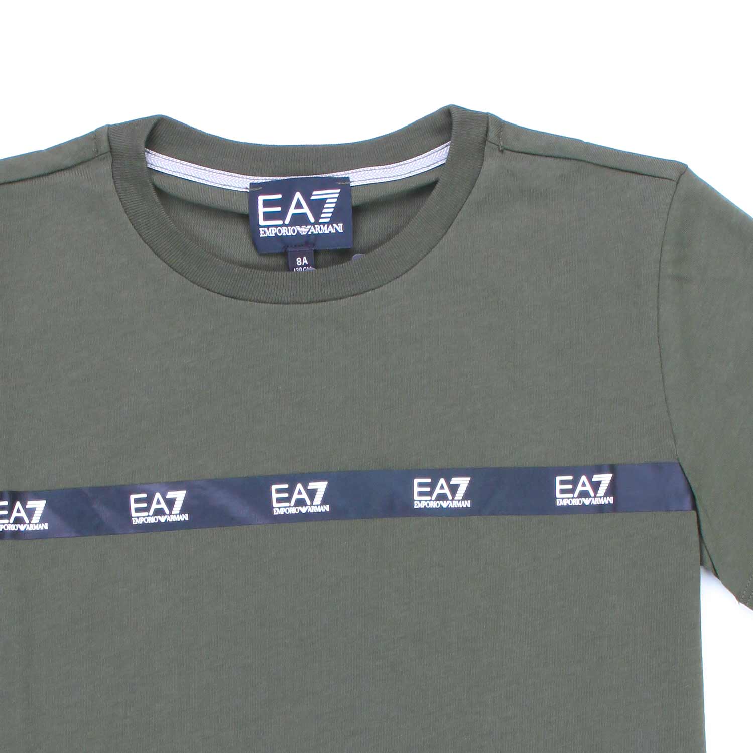 T-SHIRT EA7 VERDE MILITARE BAMBINO E TEEN - annameglio.com abbigliamento moda
