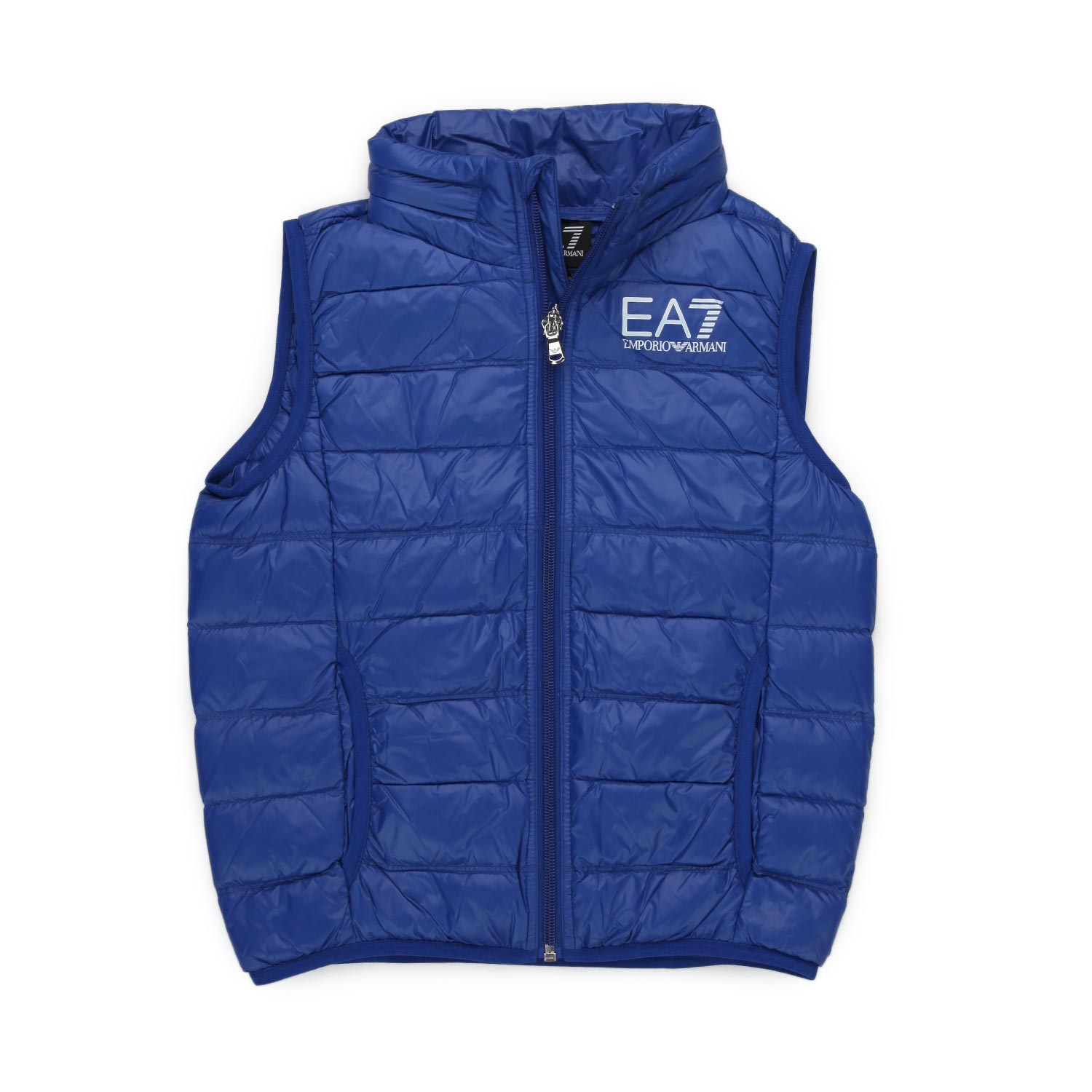 PIUMINO GILET EA7 BLU BAMBINO E TEENAGER - annameglio.com abbigliamento moda
