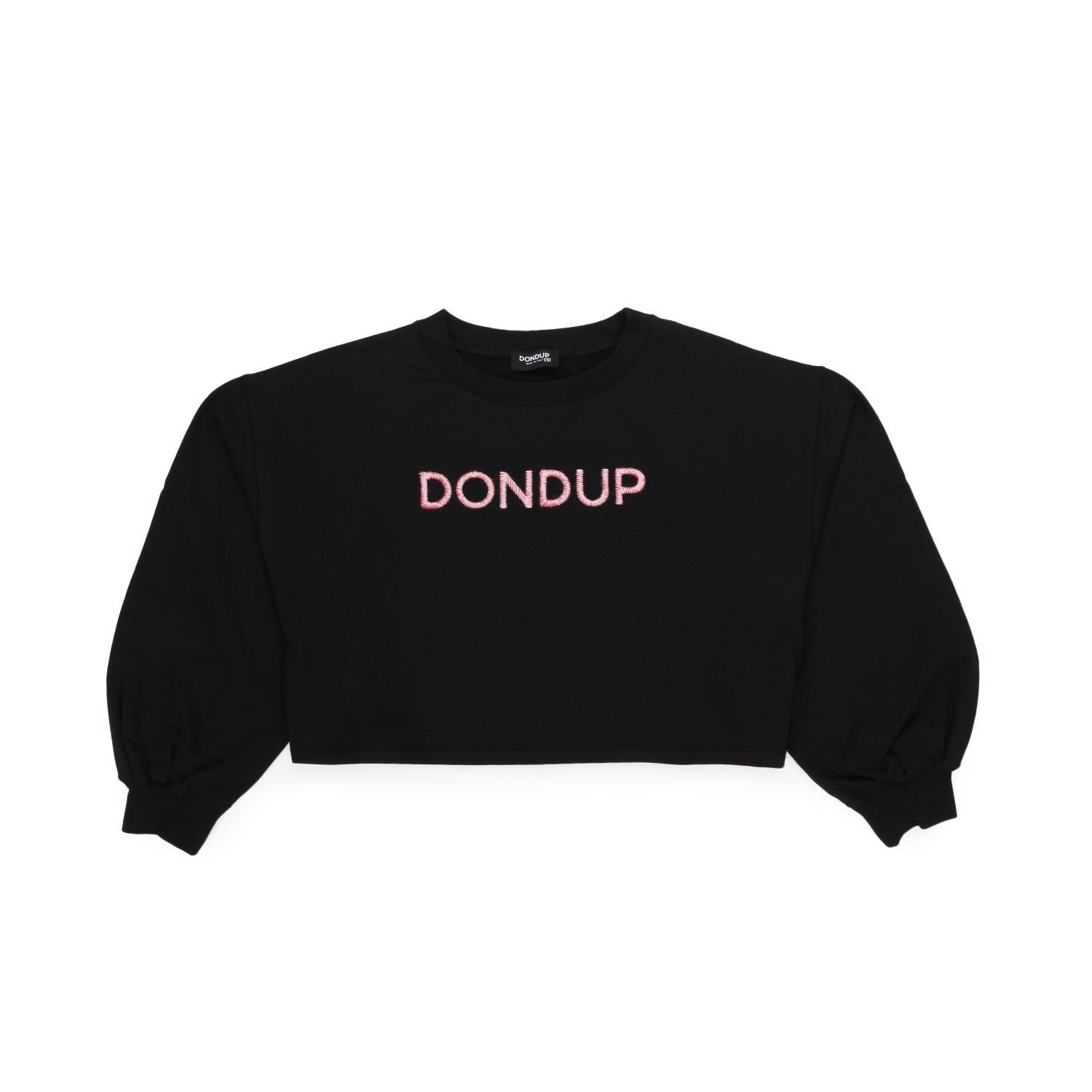 FELPA CROPPED NERA BAMBINA E RAGAZZA - annameglio.com abbigliamento moda