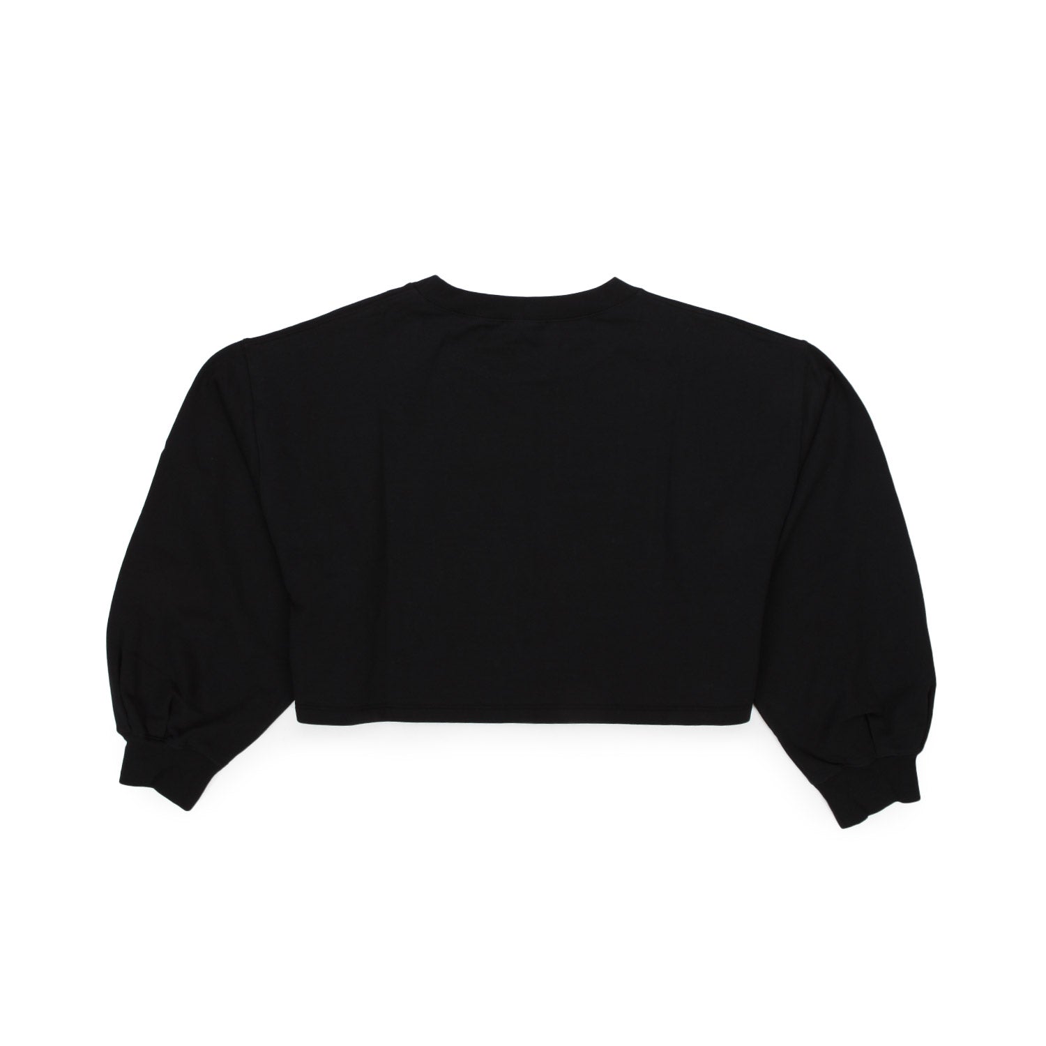 FELPA CROPPED NERA BAMBINA E RAGAZZA - annameglio.com abbigliamento moda