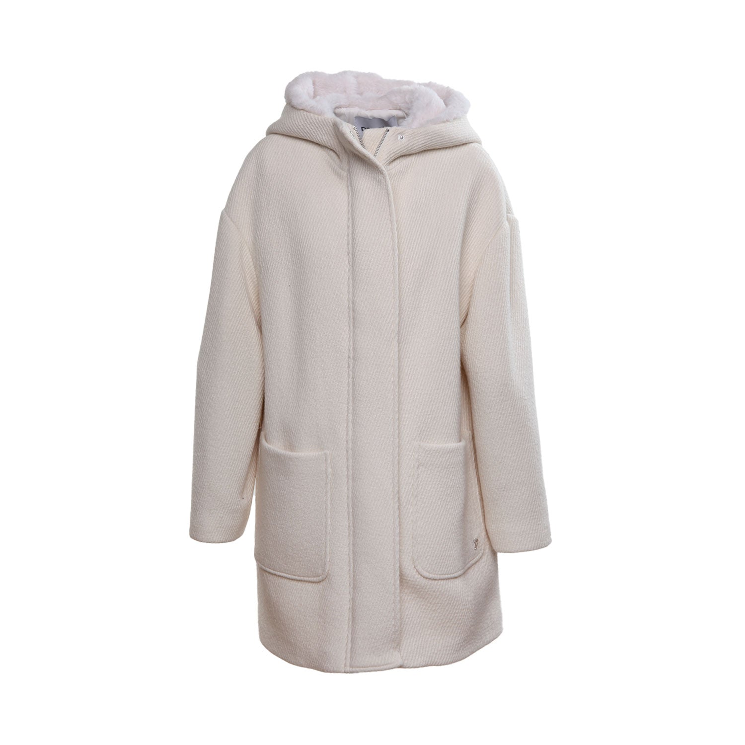 CAPPOTTO BIANCO PANNA BAMBINA E RAGAZZA - annameglio.com abbigliamento moda