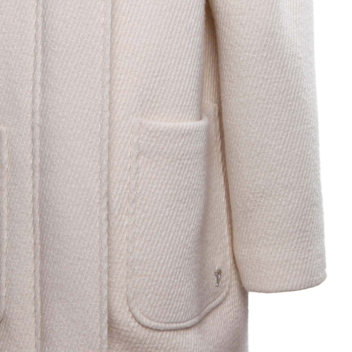 CAPPOTTO BIANCO PANNA BAMBINA E RAGAZZA - annameglio.com abbigliamento moda