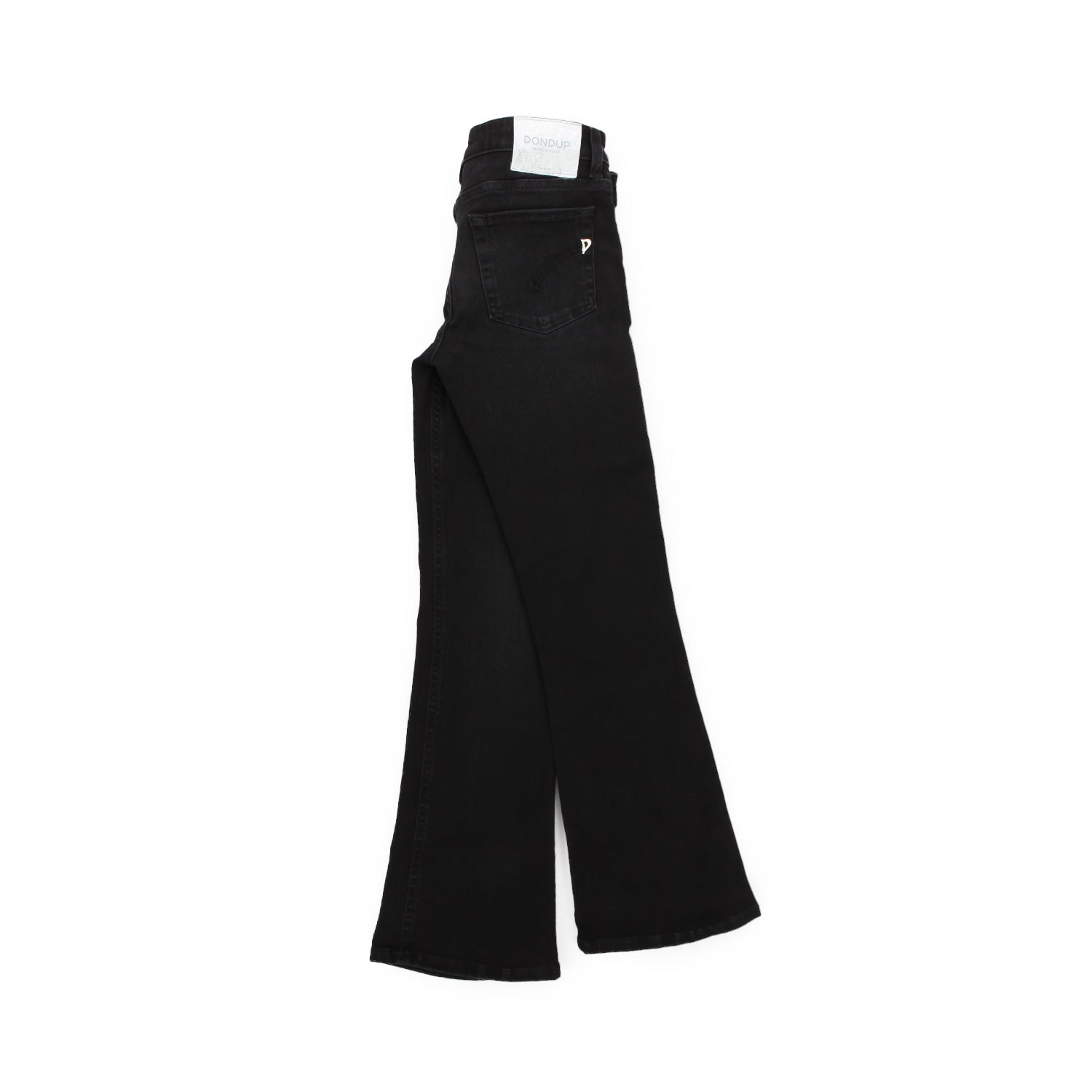 JEANS FLARED FIT NERO BAMBINA E RAGAZZA - annameglio.com abbigliamento moda