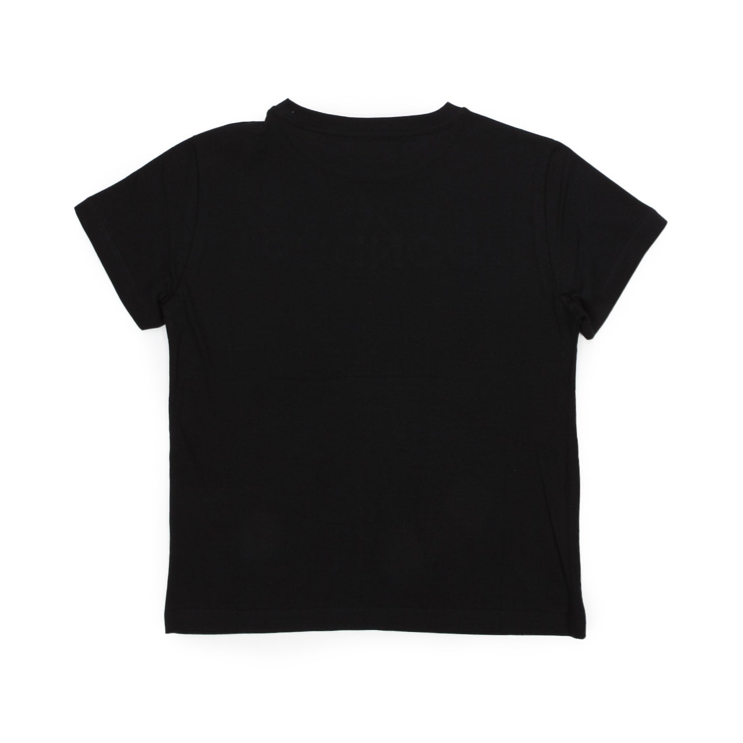 T-SHIRT NERA CON LOGO BAMBINA E RAGAZZA - annameglio.com abbigliamento moda