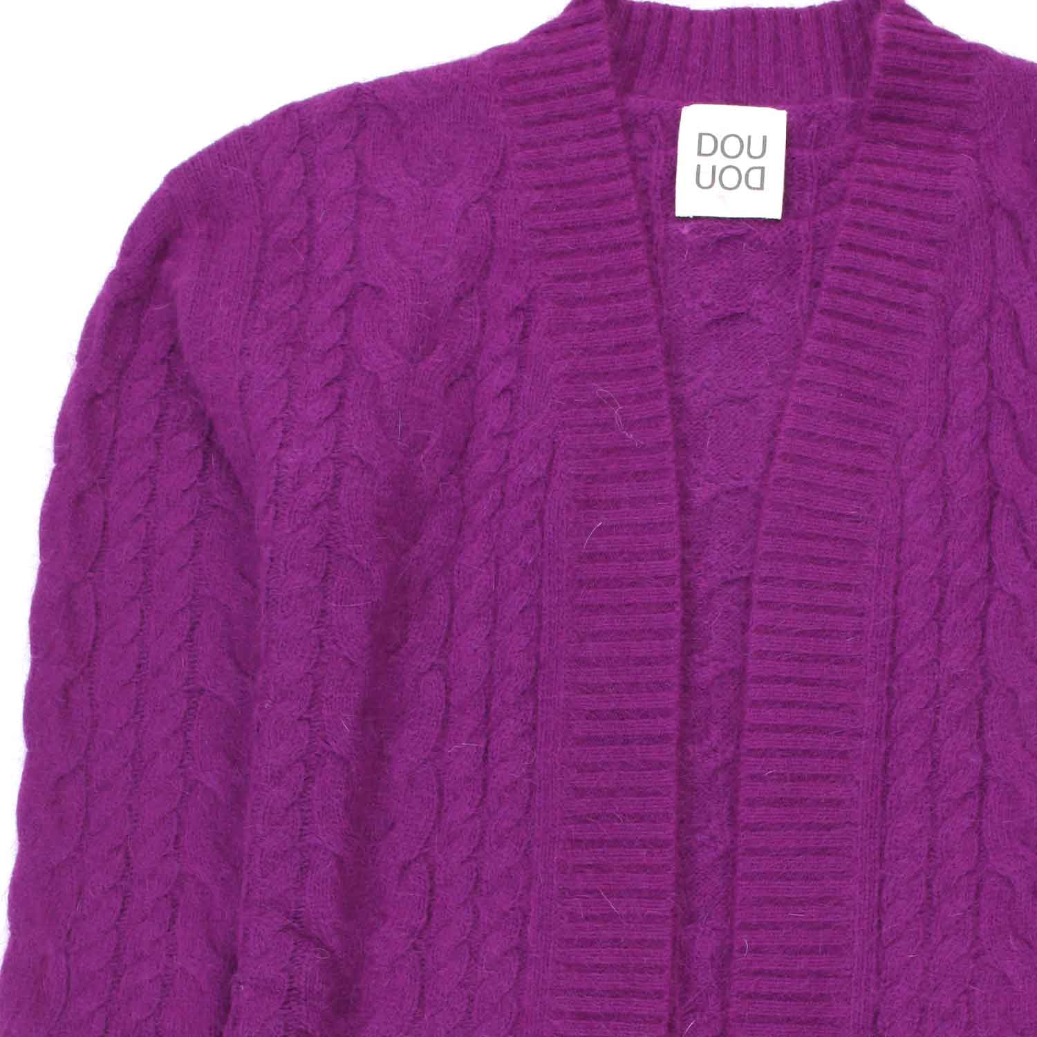 CARDIGAN VIOLA BAMBINA TEEN - annameglio.com abbigliamento moda