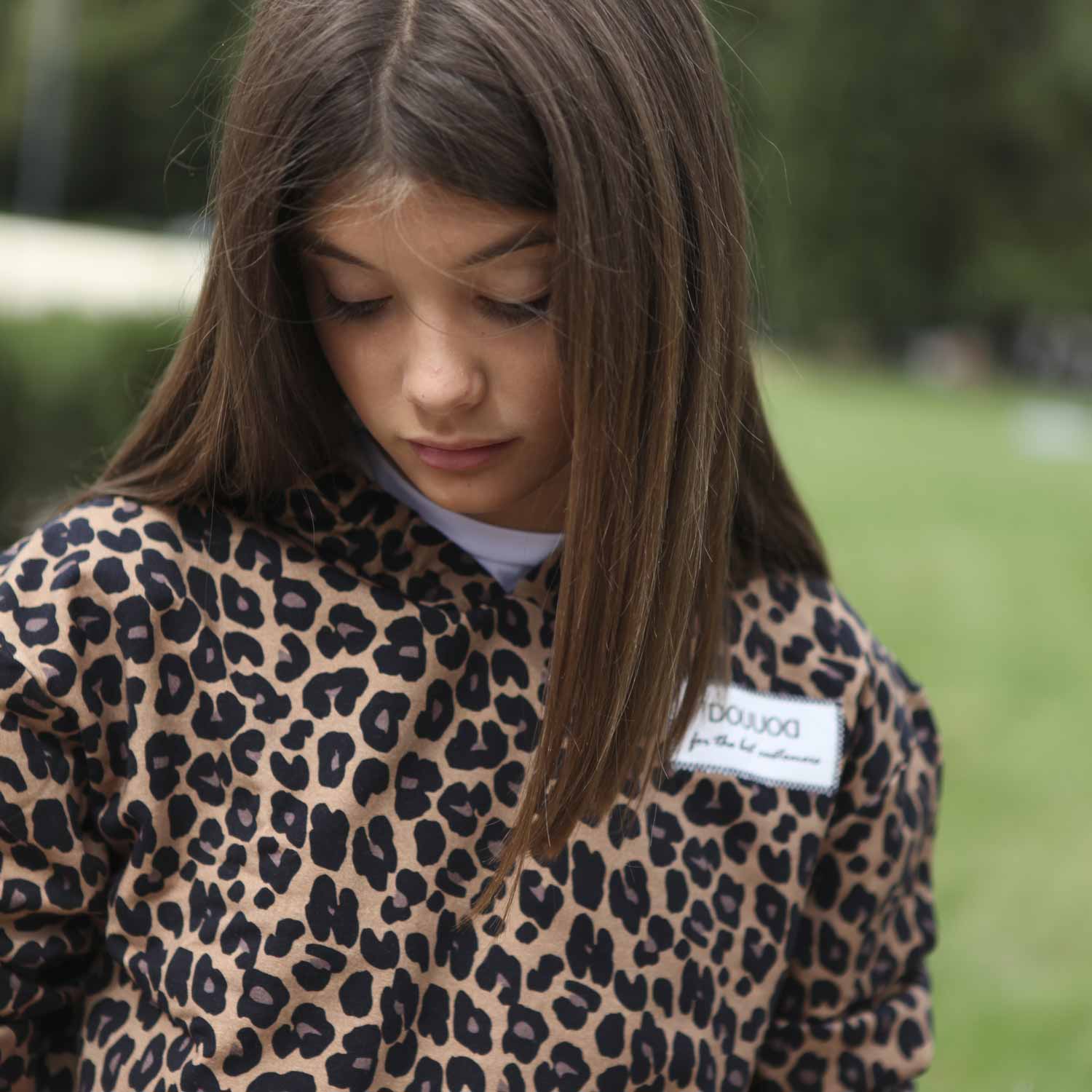 FELPA LEOPARDATA BAMBINA E TEEN - annameglio.com abbigliamento moda