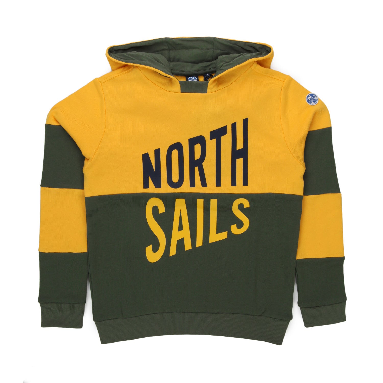 FELPA HOODIE GIALLA E VERDE MUSCHIO BAMBINO E TEEN - annameglio.com abbigliamento moda