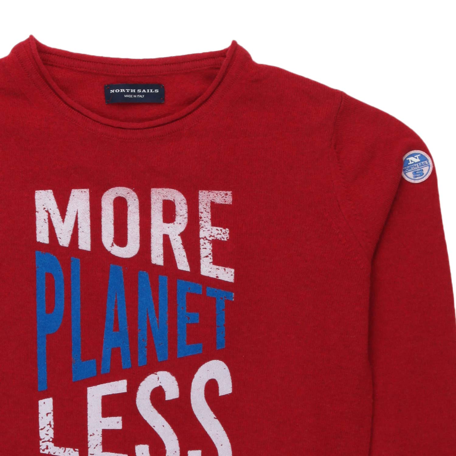 MAGLIONE ROSSO CON LETTERING BAMBINO E TEEN - annameglio.com abbigliamento moda